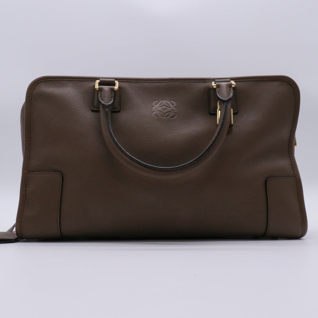 Leather Top Handle Bag twins
