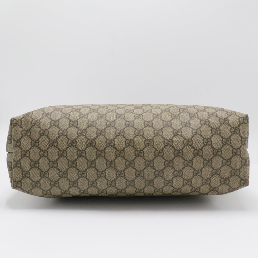 Plus Tote GG Coated Canvas with Leather Large