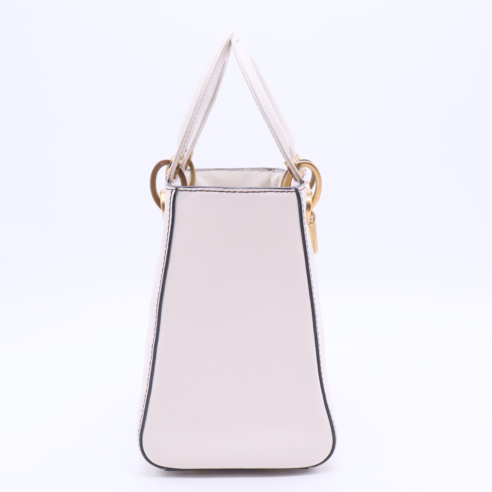 Lady Dior Bag Printed Leather Medium
