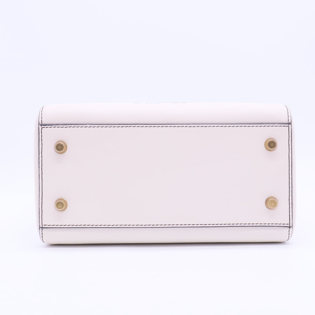 Lady Dior Bag Printed Leather Medium