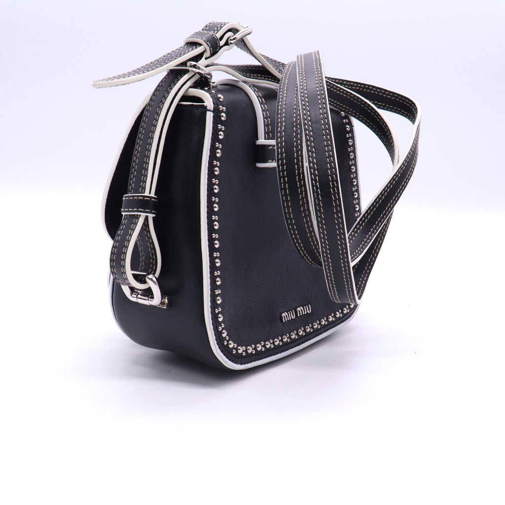 Dahlia Crossbody Bag Crystal Embellished Leather Small  B21161