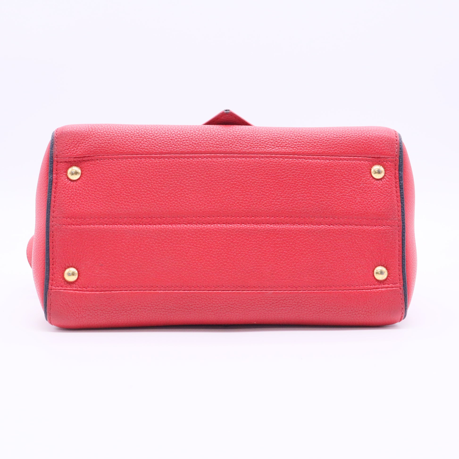 Grained Calfskin Monogram Double V Rubis J 2160 Twins
