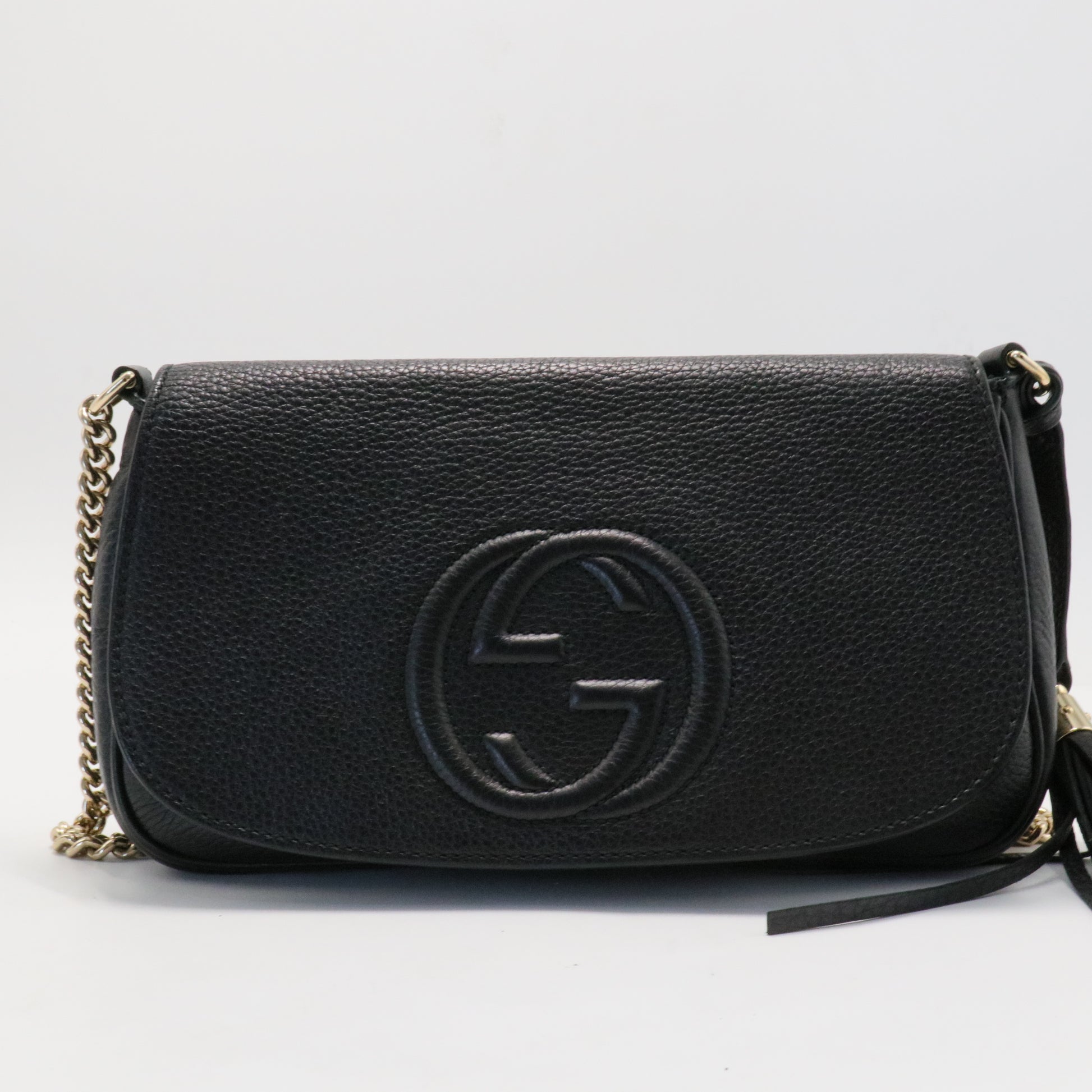 Soho Chain Crossbody Bag Leather Medium