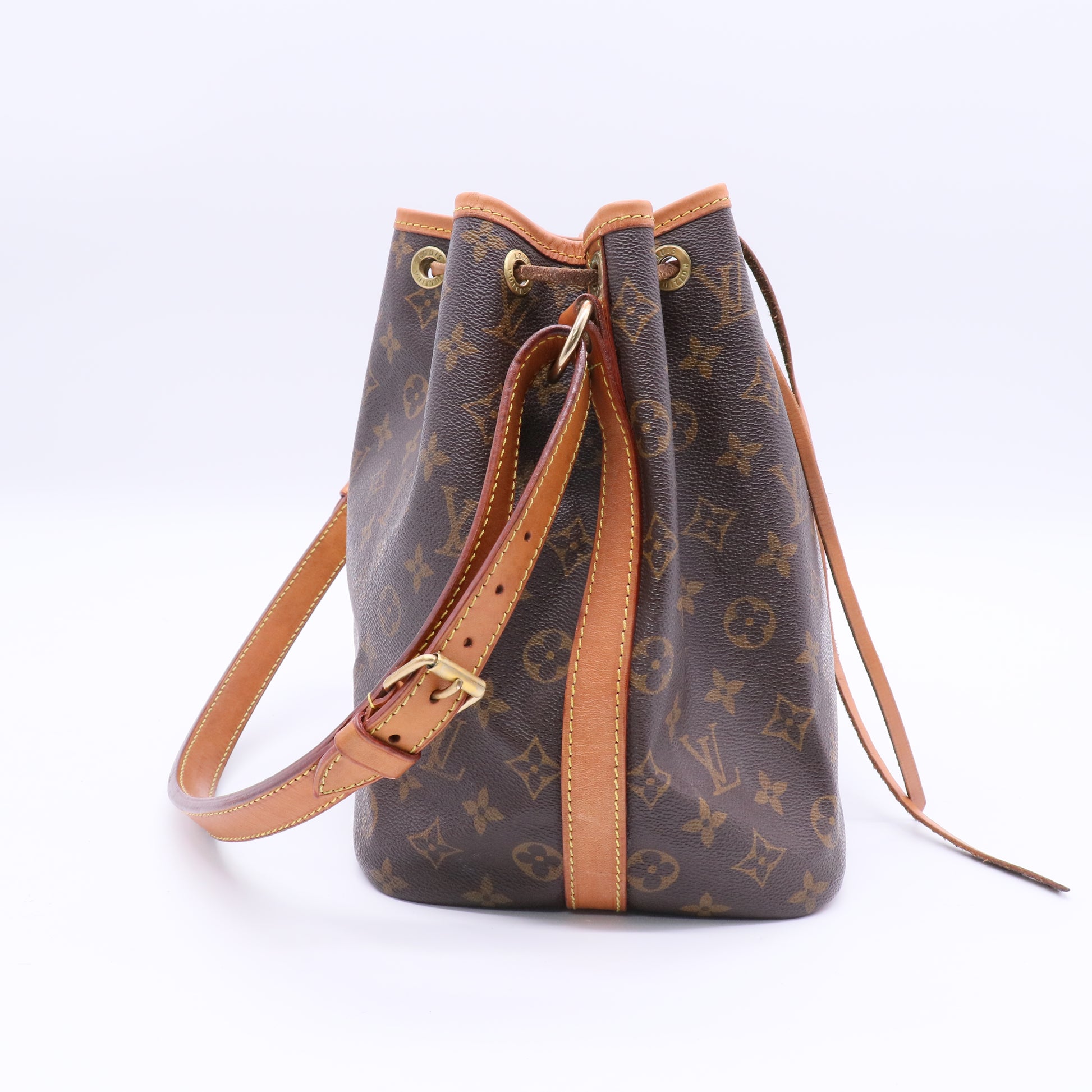 Louis Vuitton Noe Handbag Monogram Canvas Twins B10858