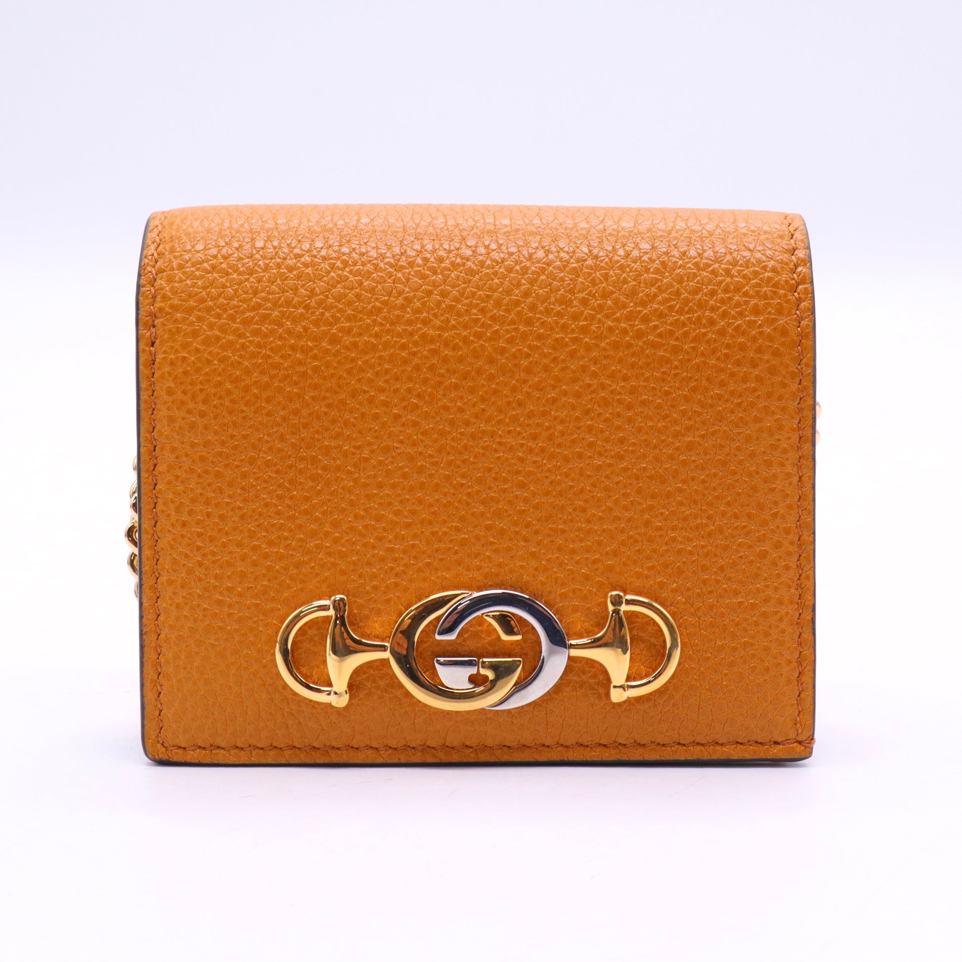 Gucci Zumi Interlocking G Horsebit Bifold Wallet Twins W20957