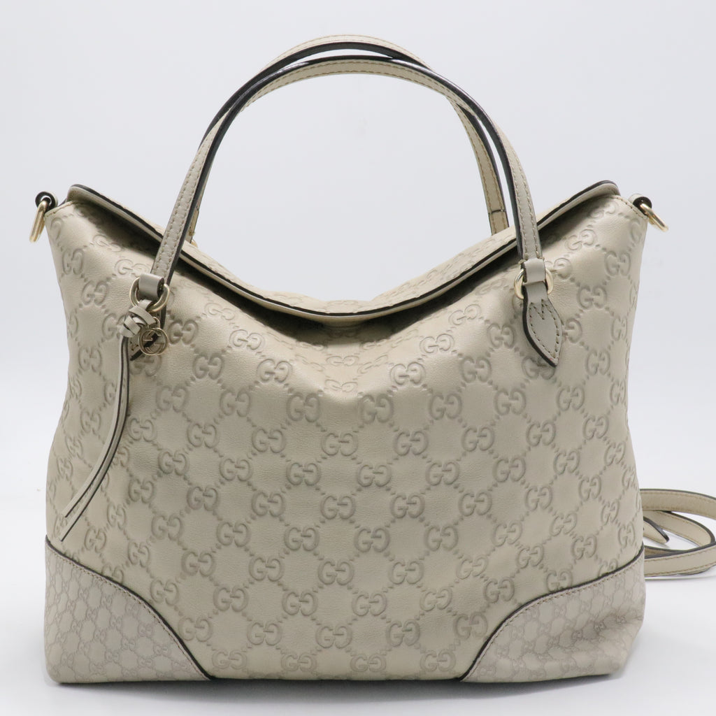 Bree Convertible Top Handle Bag Guccissima Leather Medium