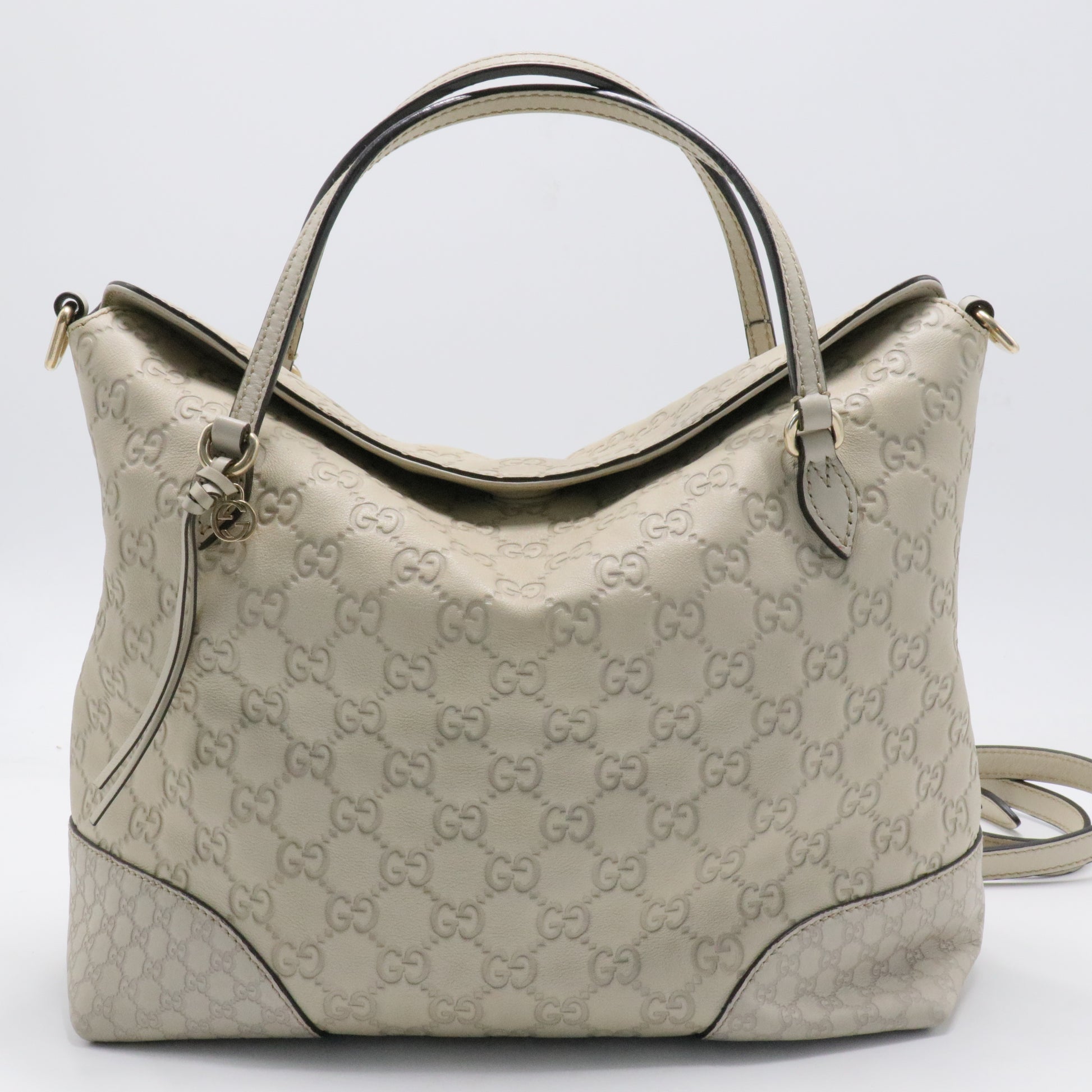 Bree Convertible Top Handle Bag Guccissima Leather Medium