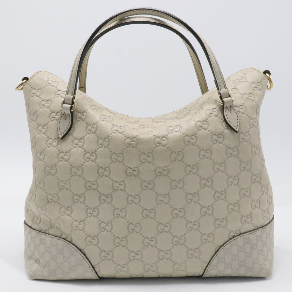 Bree Convertible Top Handle Bag Guccissima Leather Medium