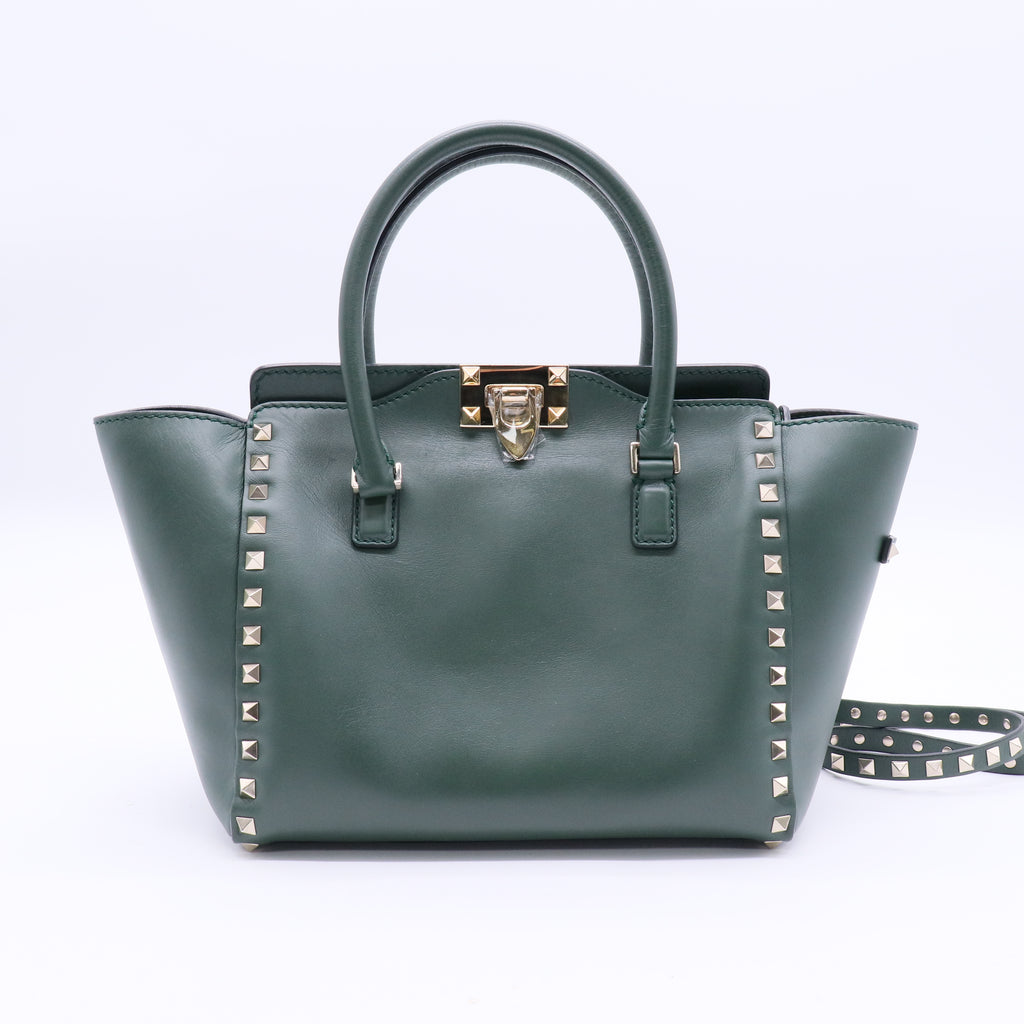 Rockstud Top Handle Bag Twins