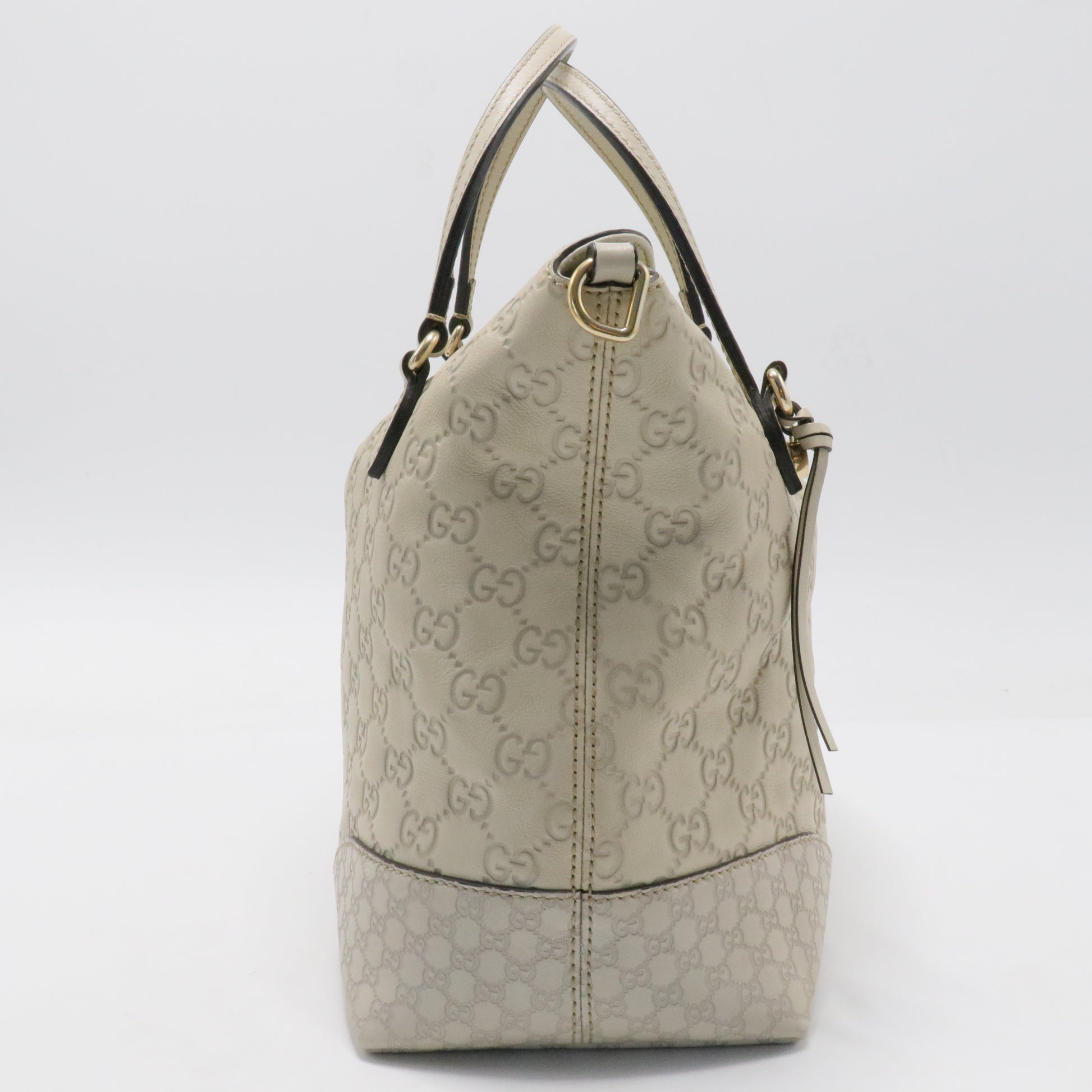 Bree Convertible Top Handle Bag Guccissima Leather Medium