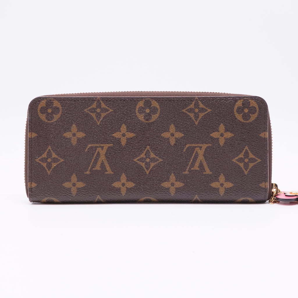 Monogram Canvas Wallet Rose Ballerine twins