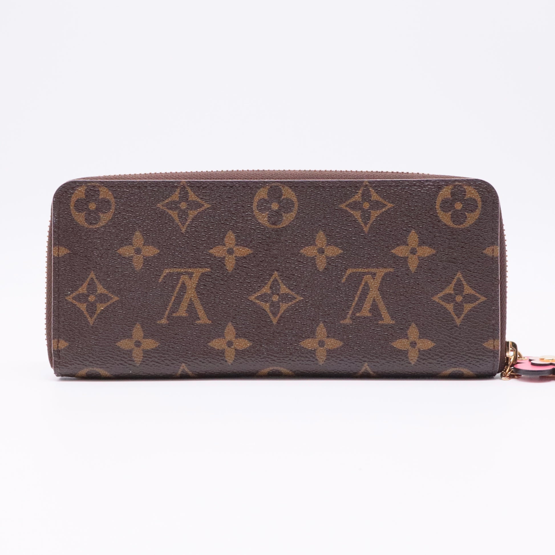 Monogram Canvas Wallet Rose Ballerine twins