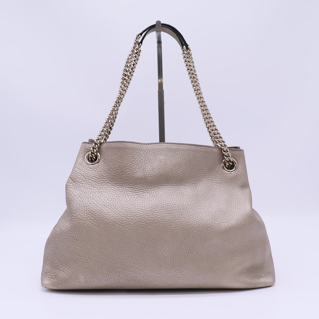 Soho Chain Strap Shoulder Bag Leather Medium B22494