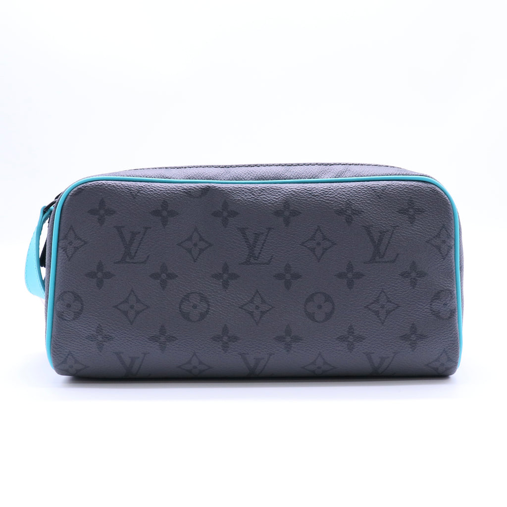 Louis Vuitton Dopp Kit Toiletry Pouch Monogram Eclipse Canvas Twins LDJ4273