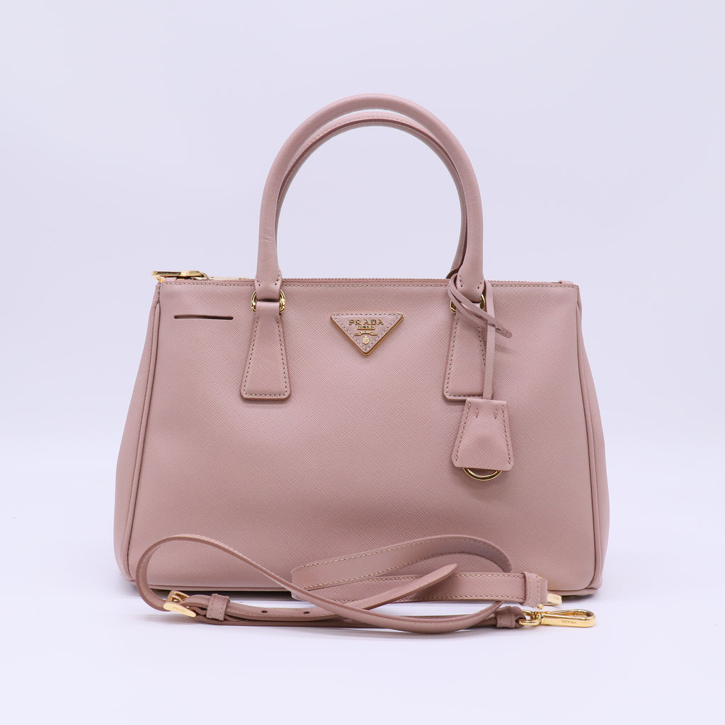 Double Zip Lux Tote Saffiano Leather Medium B21995