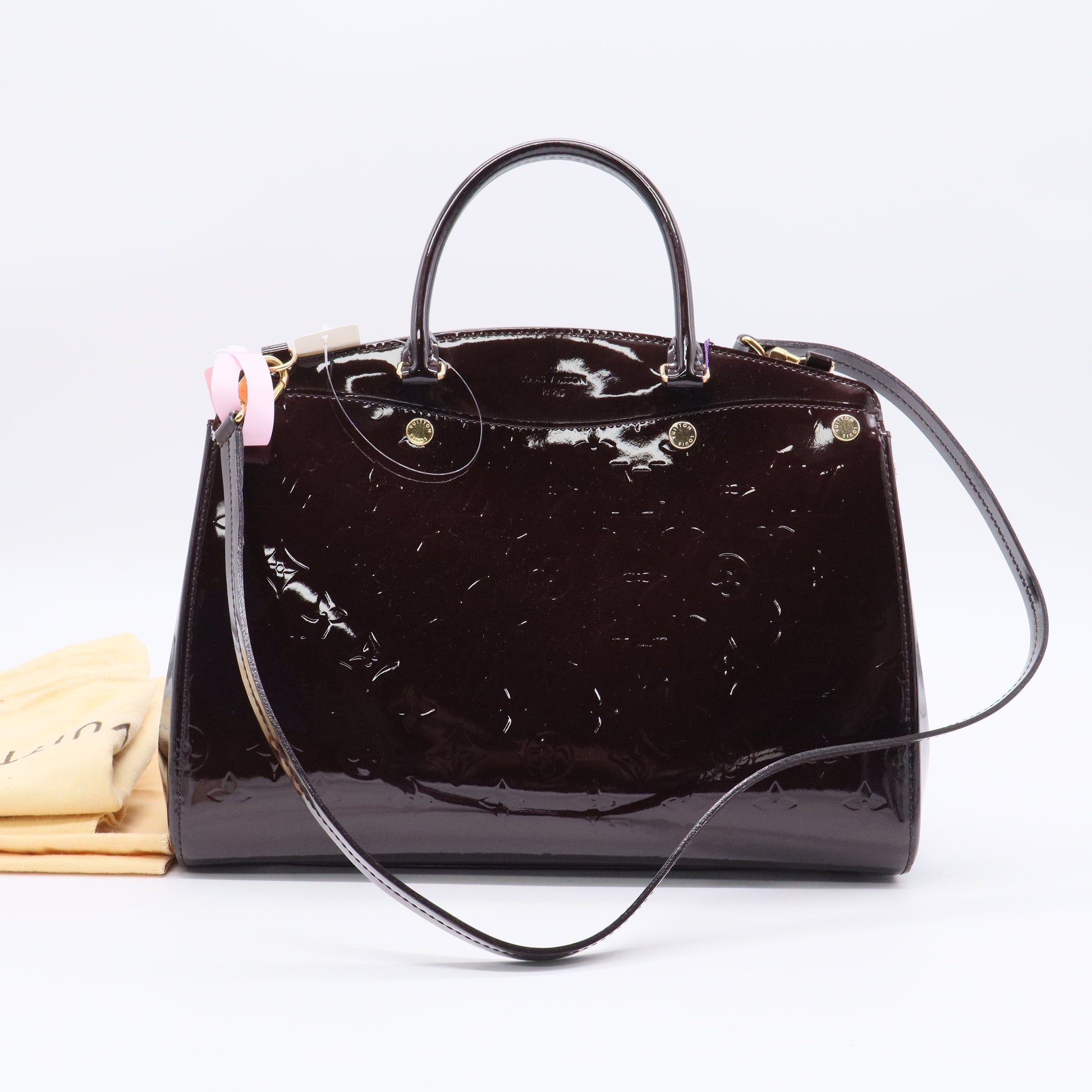 Brea MM Vernis Patent Leather Bag Twins LDJ3097