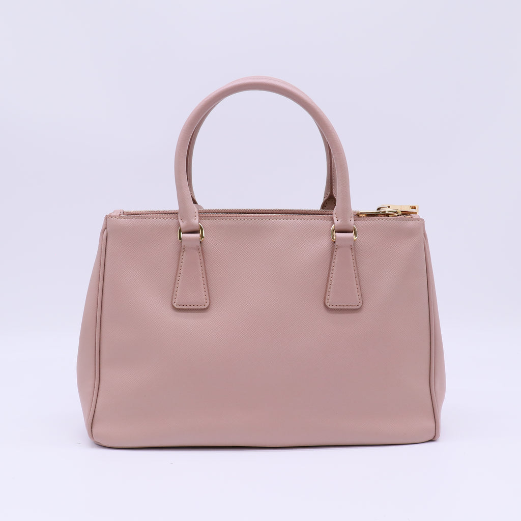 Double Zip Lux Tote Saffiano Leather Medium B21995