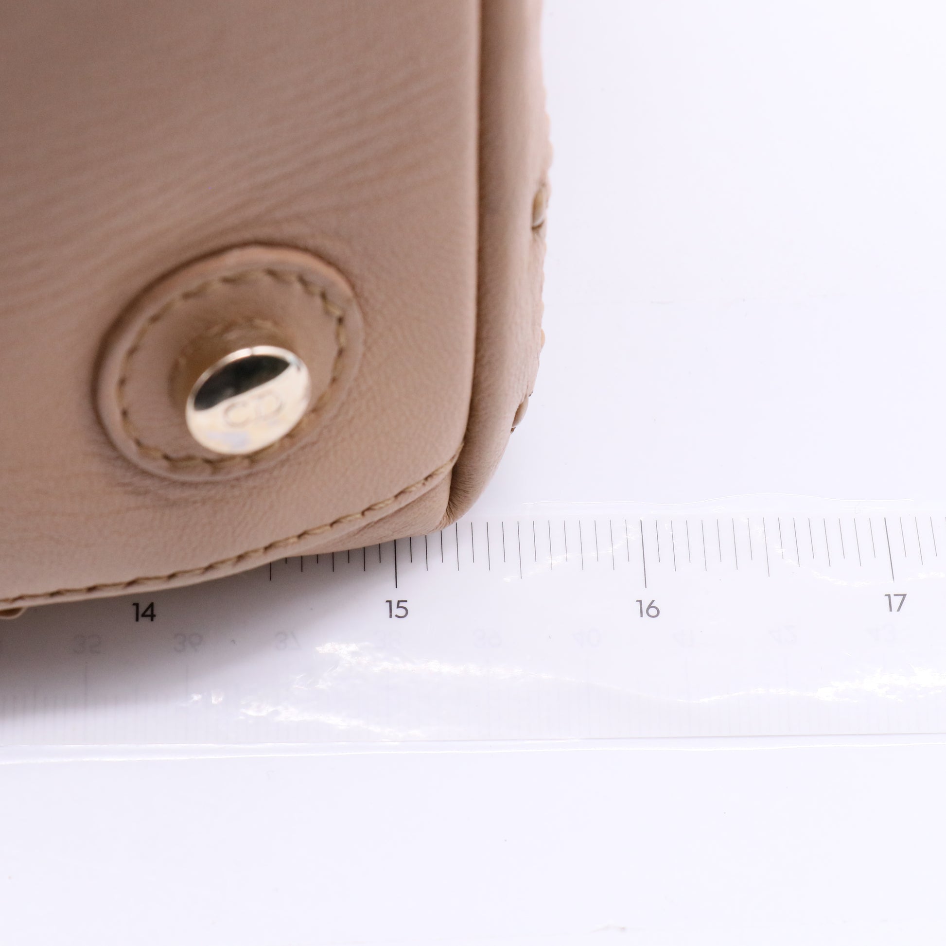 Leather Shoulder BagsBeige Cannage Le Trente Lucky CharmShoulder Bag Twins