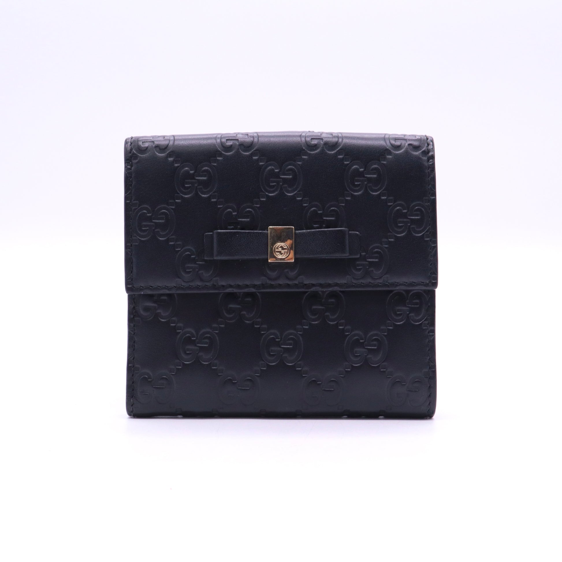 Wallet Guccissima Leather Compact Twins W20826