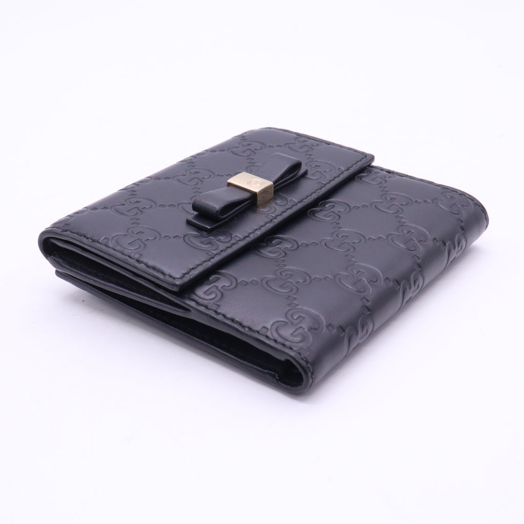 Wallet Guccissima Leather Compact Twins W20826