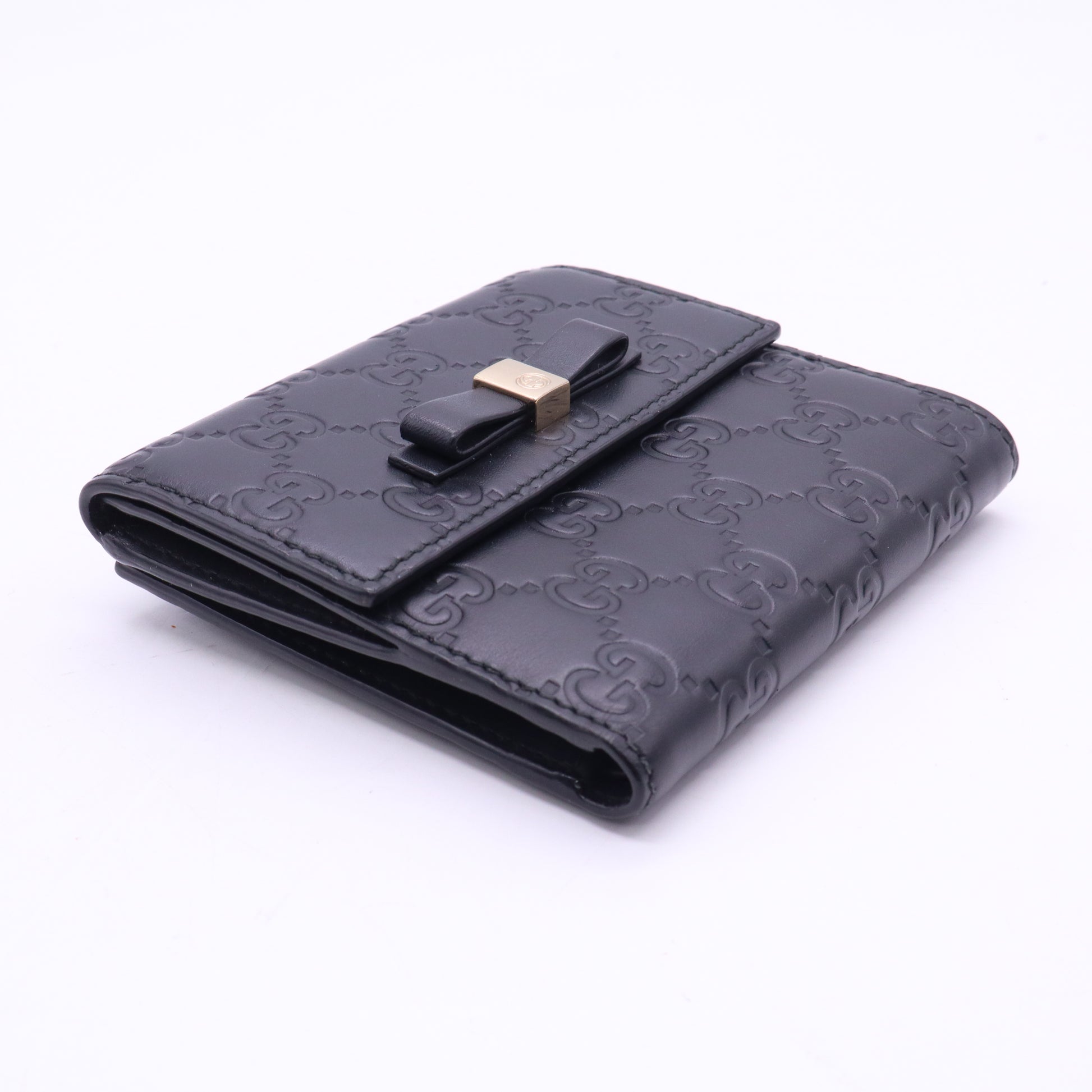 Wallet Guccissima Leather Compact Twins W20826