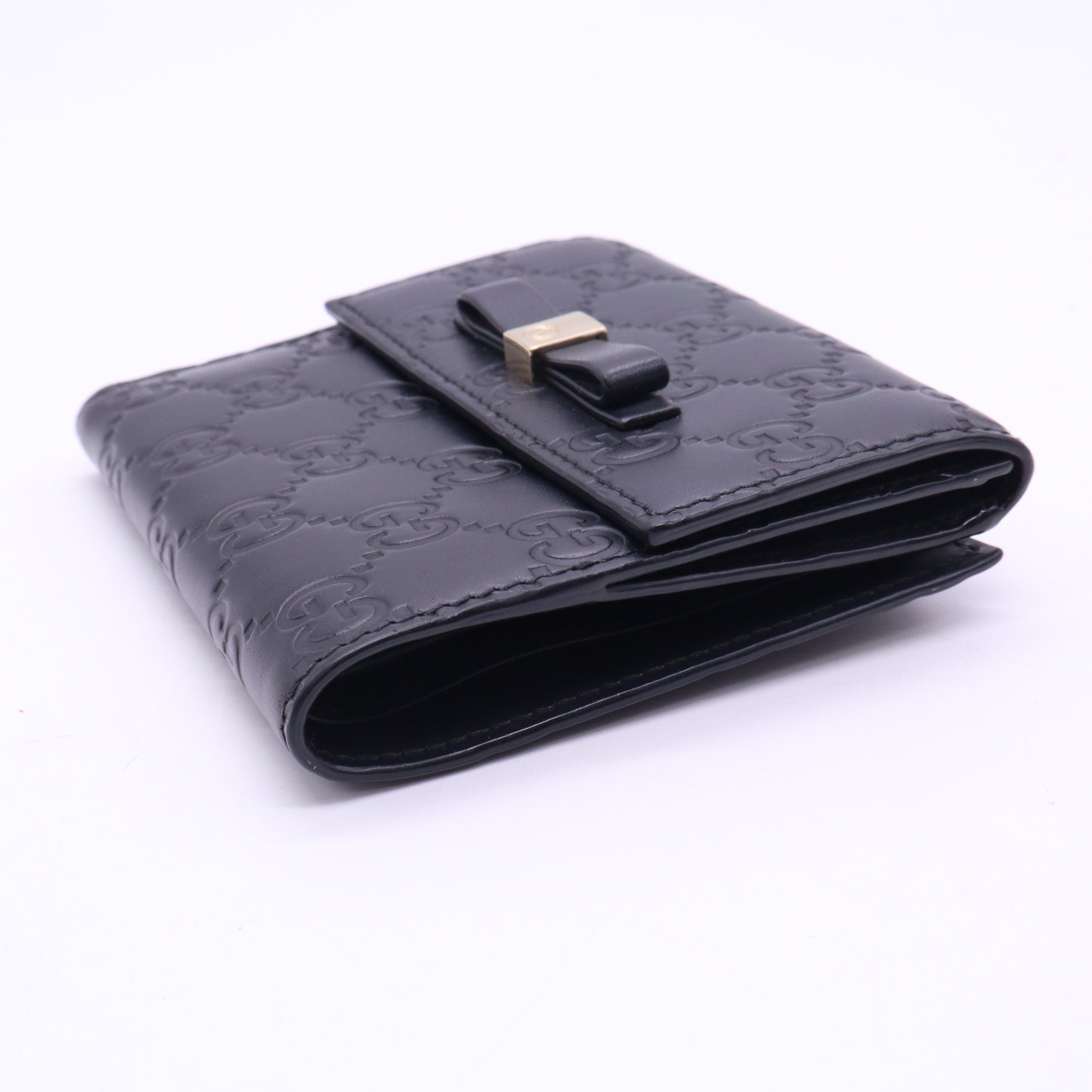 Wallet Guccissima Leather Compact Twins W20826