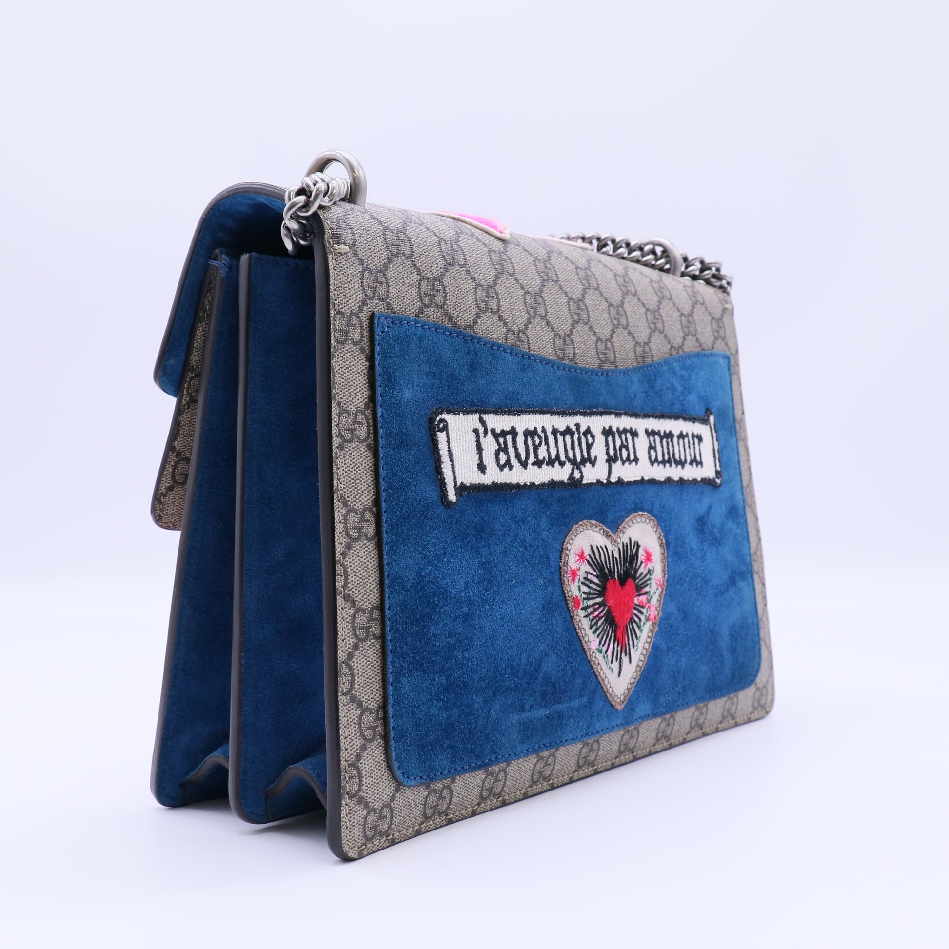 Gucci Dionysus Bag Embroidered GG Coated Canvas  MediumTwins LDJ4266