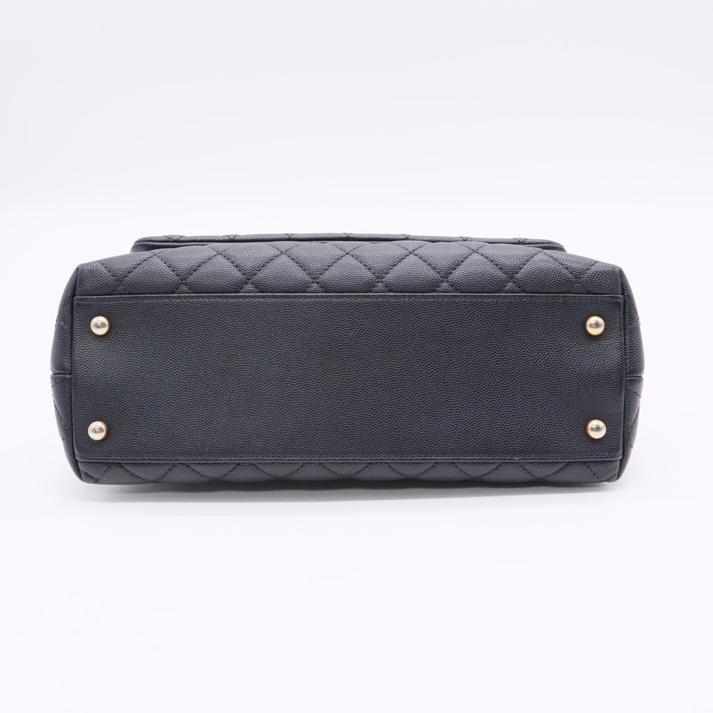 Chanel Caviar Quilted Coco Handle Flap Twins