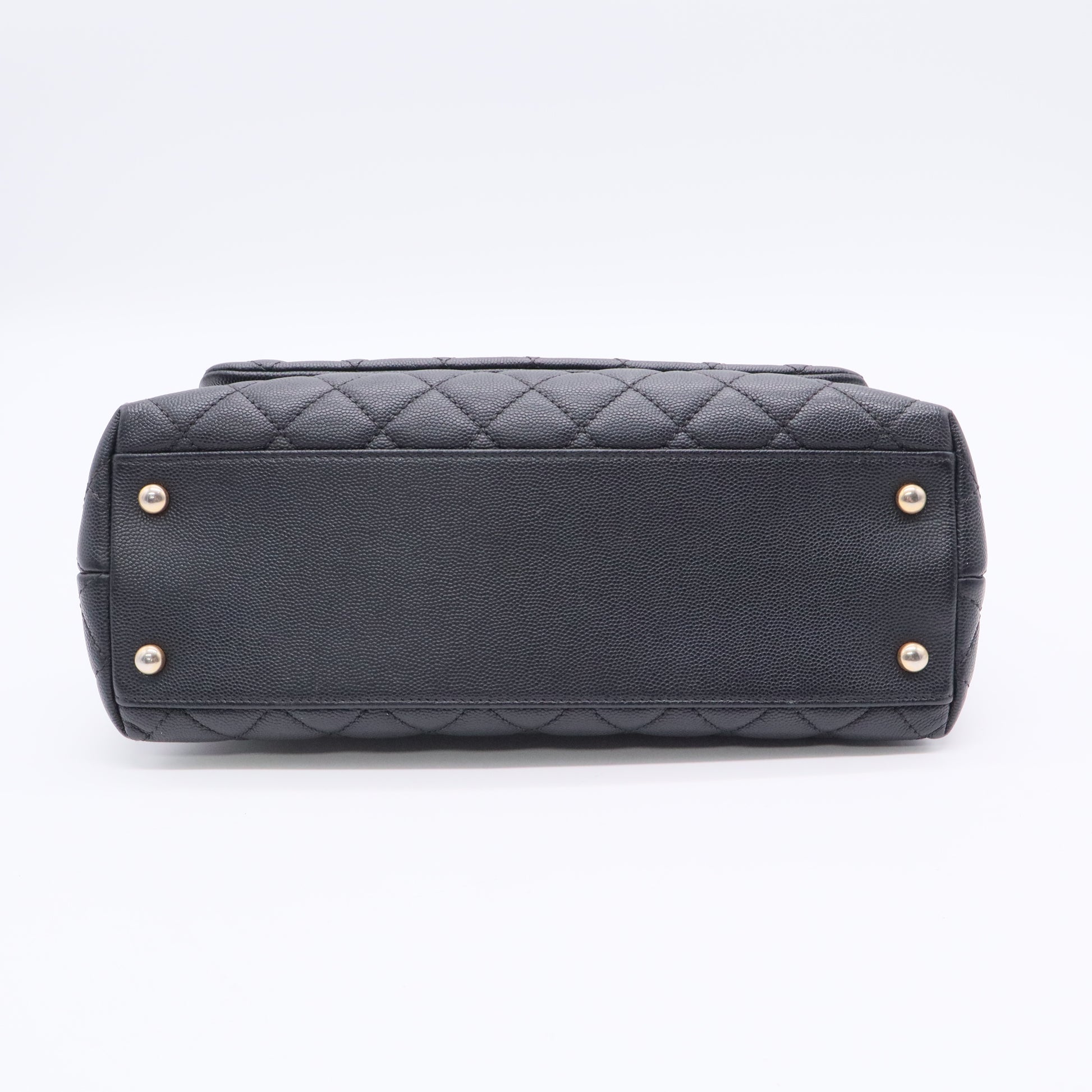 Chanel Caviar Quilted Coco Handle Flap Twins
