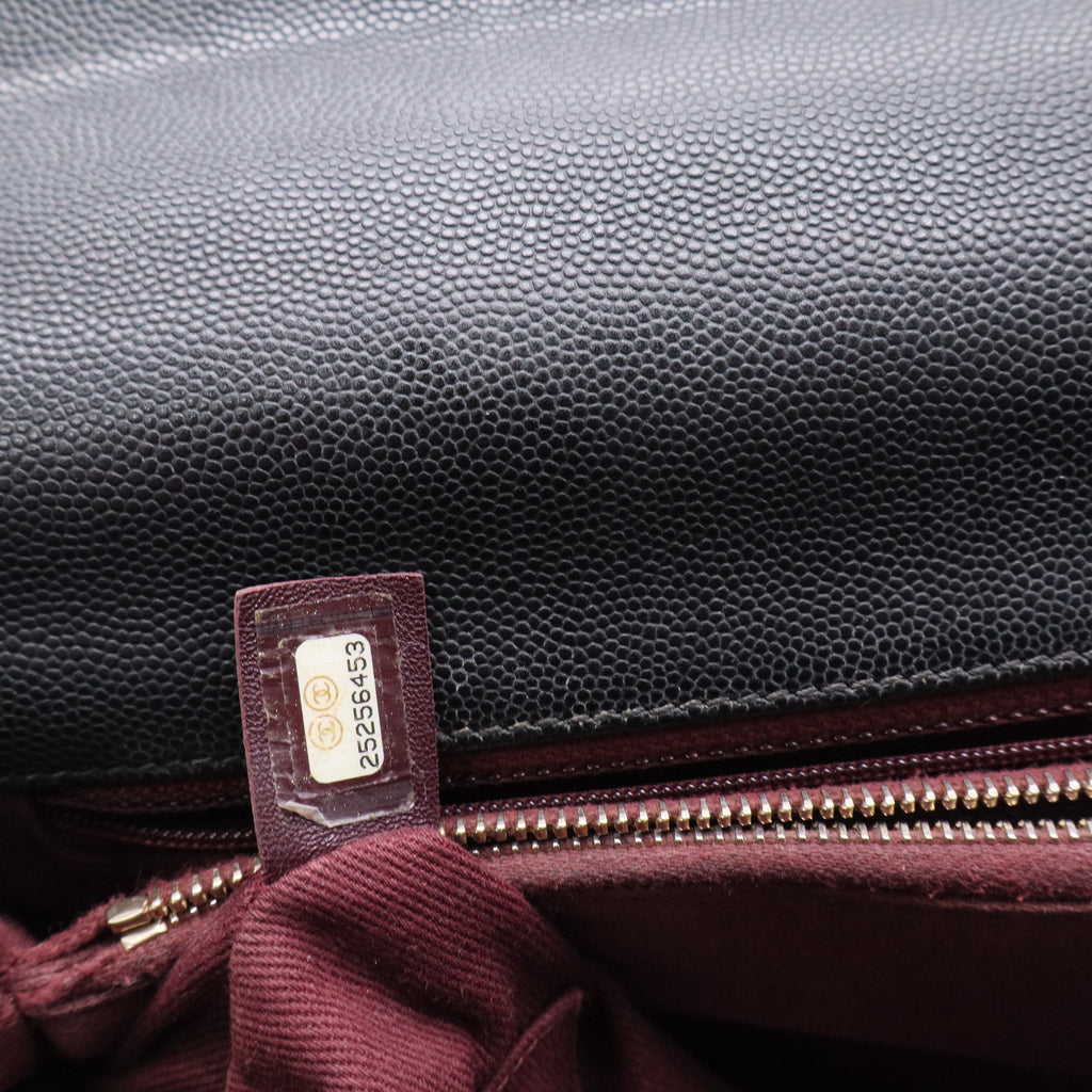 Chanel Caviar Quilted Coco Handle Flap Twins