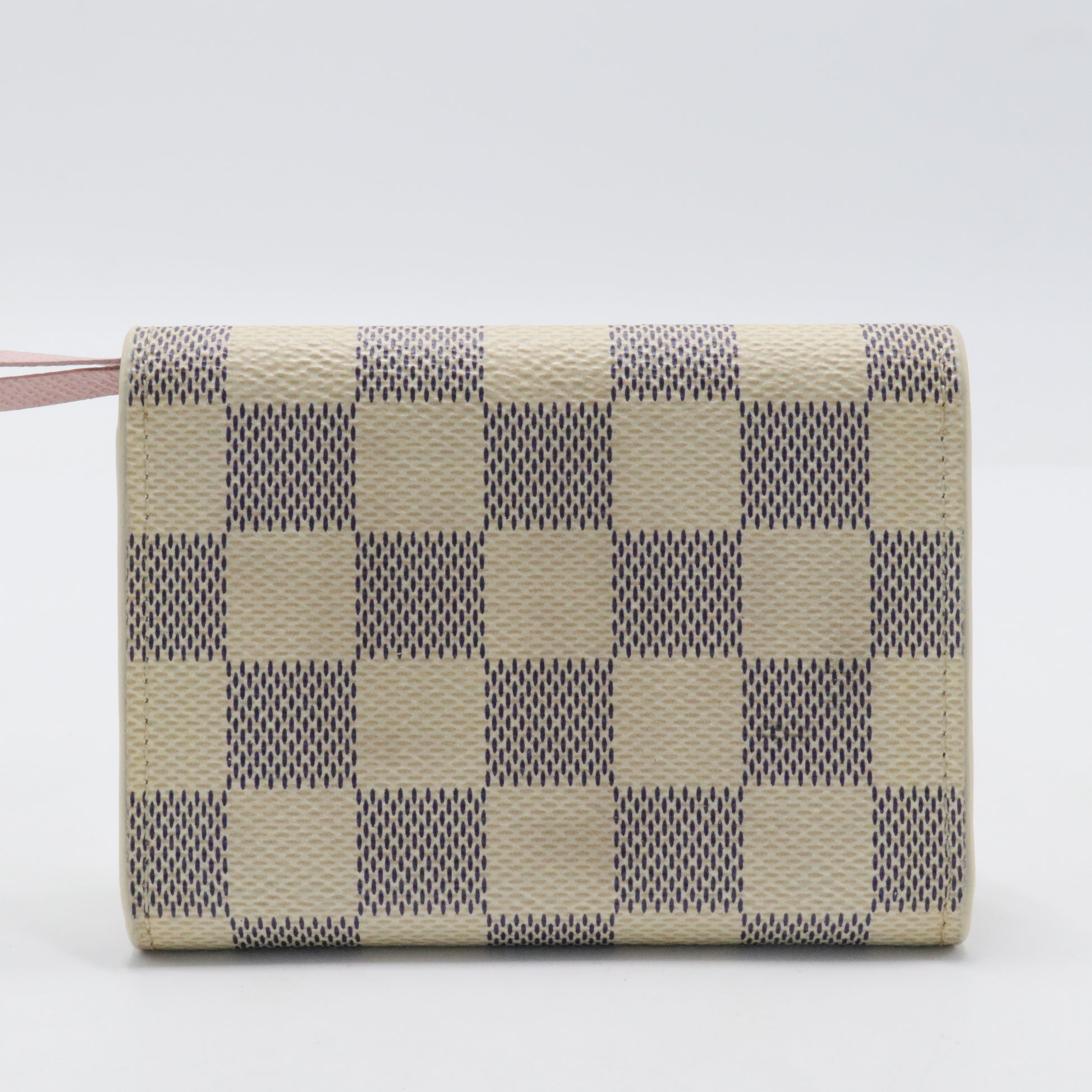 Damier Azur Rosalie Coin Purse Rose Ballerine