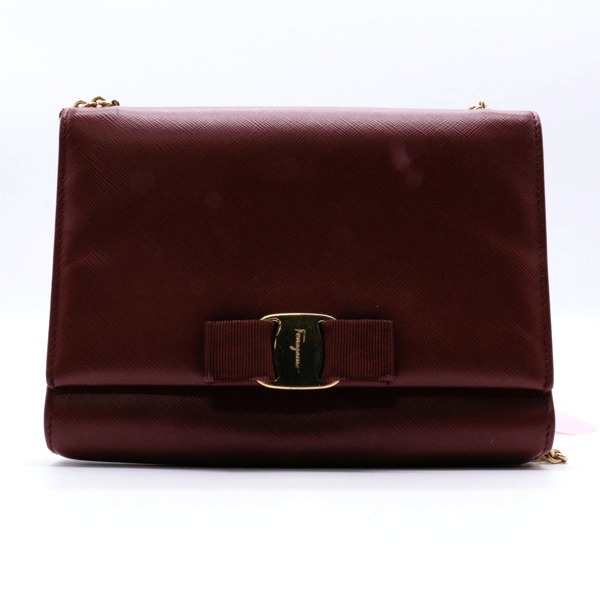 Leather Vara Bow Crossbody Bag twins