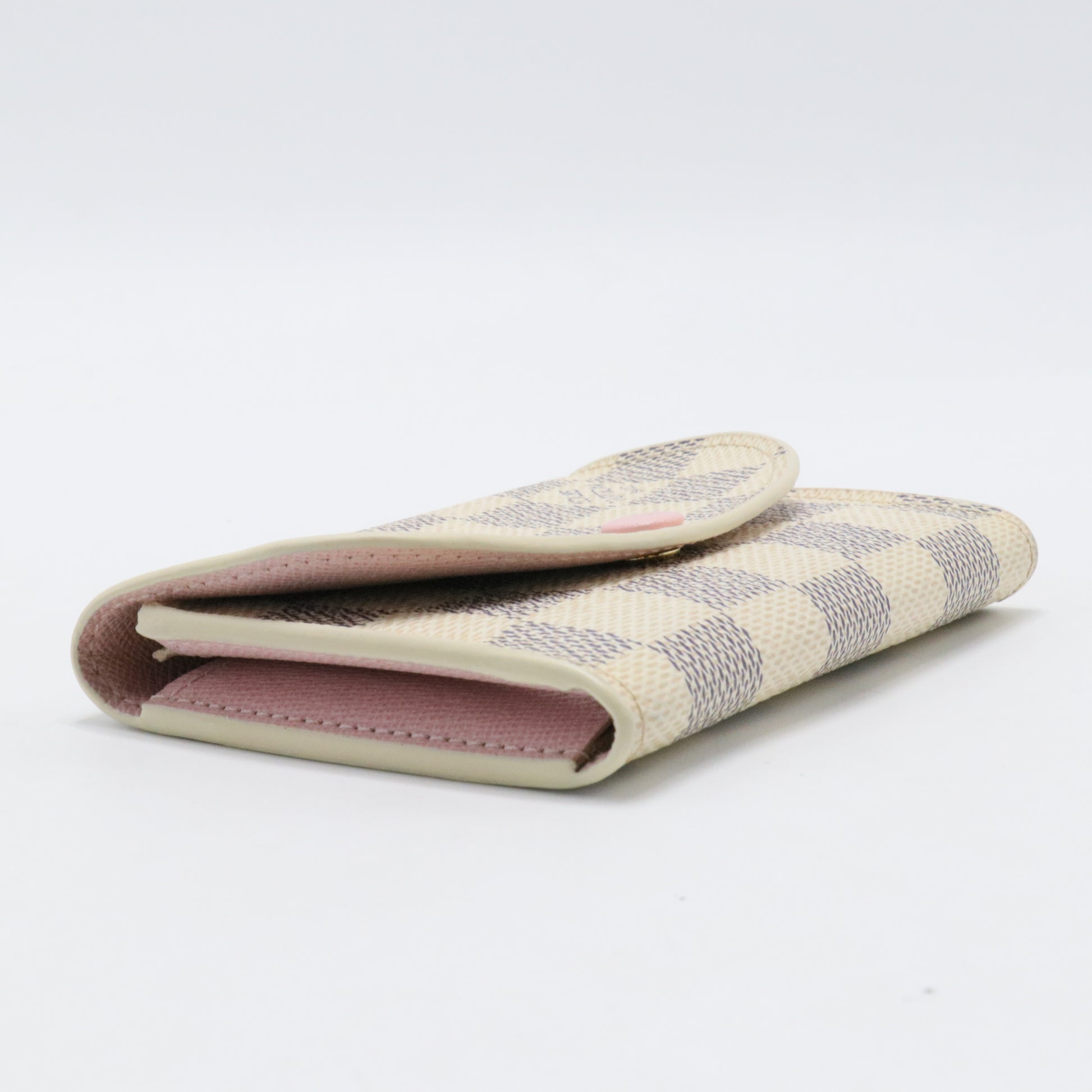 Damier Azur Rosalie Coin Purse Rose Ballerine