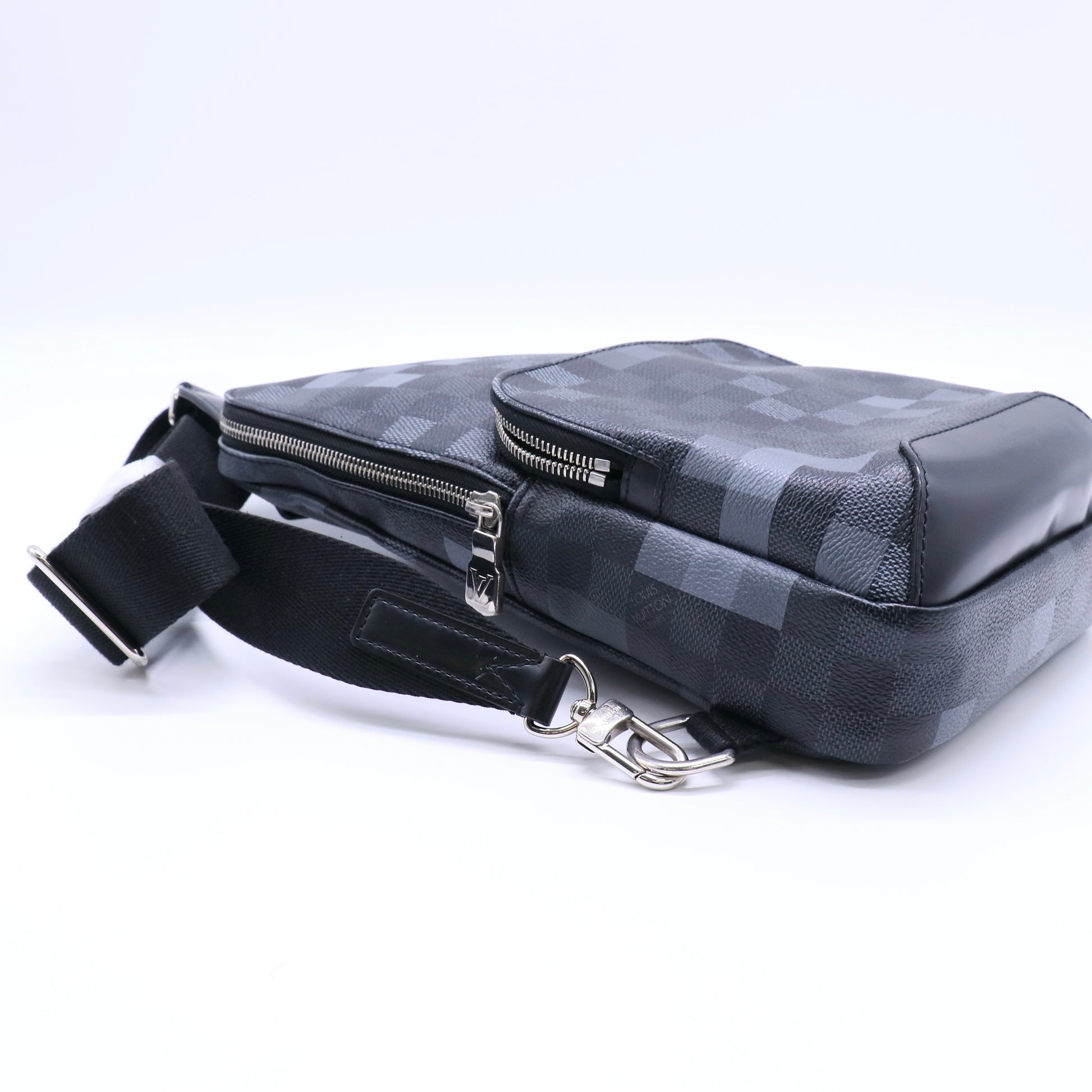 Louis Vuitton Avenue Sling Bag Limited Edition Damier Graphite Pixel Gris twins LDJ4283