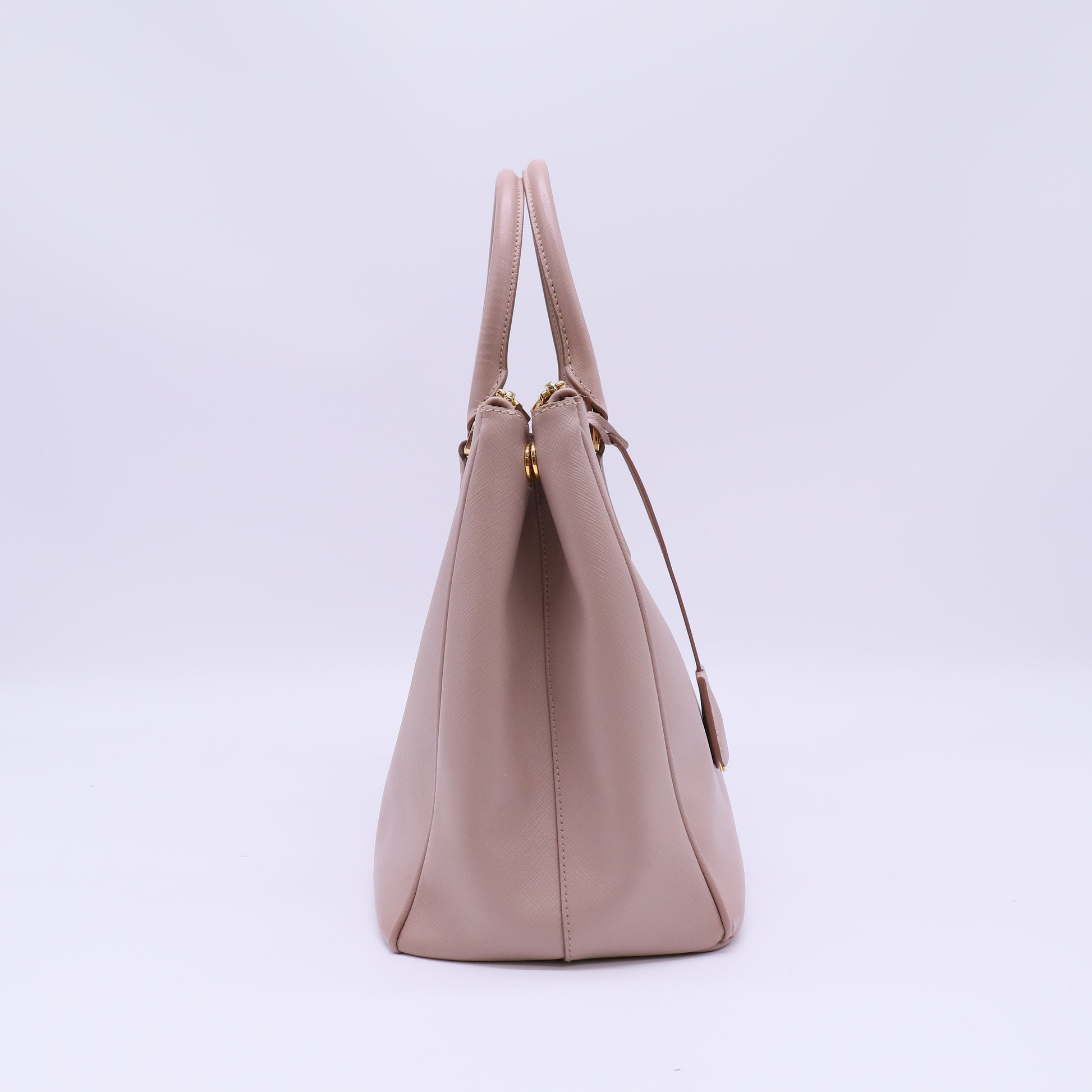 Double Zip Lux Tote Saffiano Leather Medium B22520