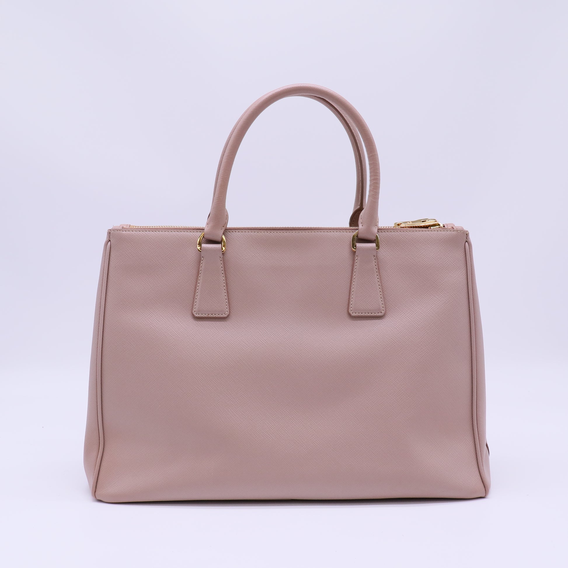 Double Zip Lux Tote Saffiano Leather Medium B22520
