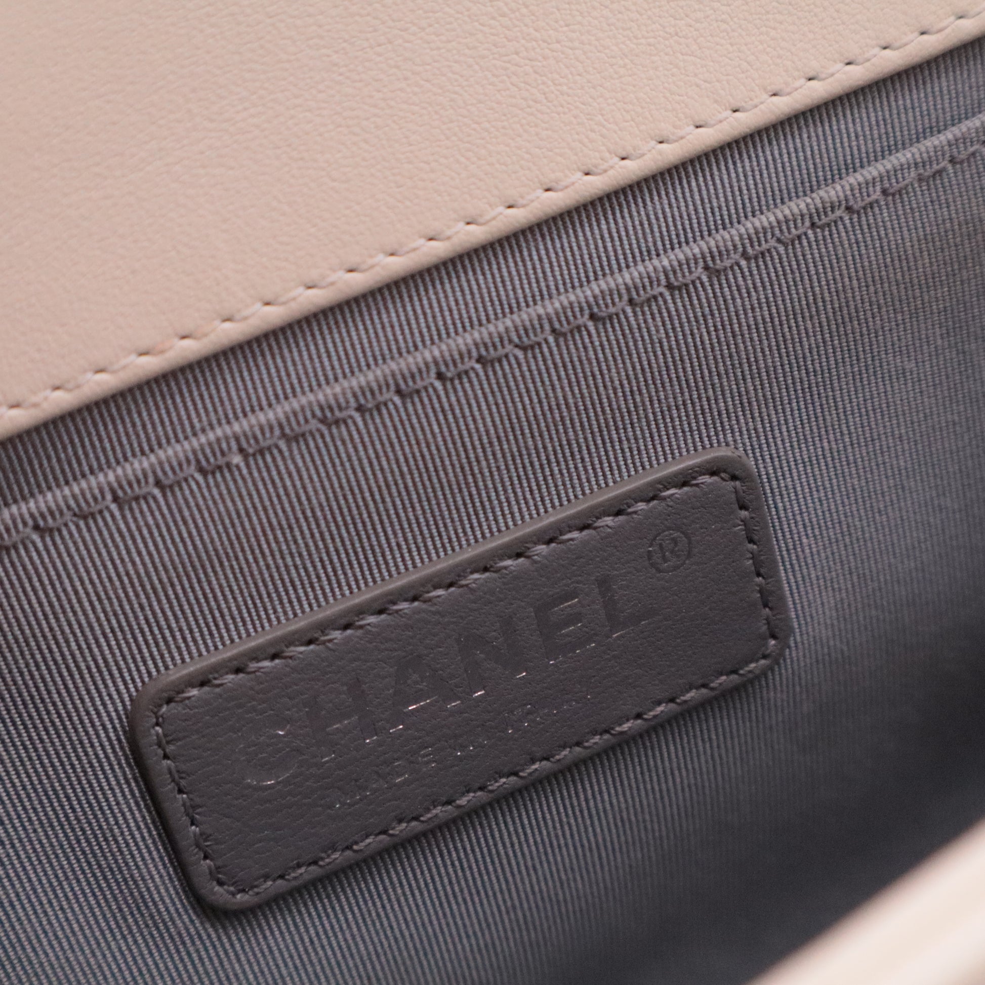 Boy Flap Bag Chevron Calfskin New Medium