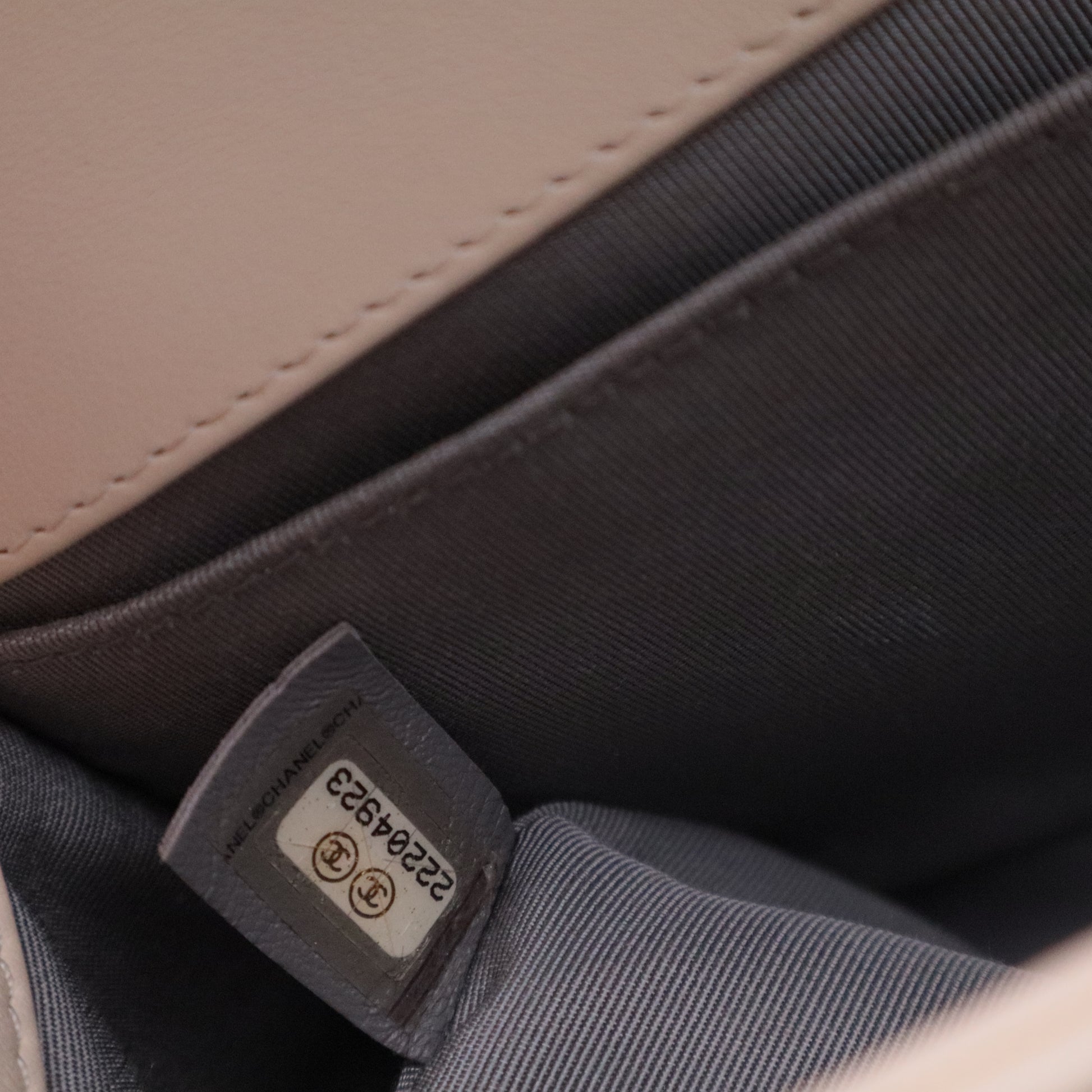 Boy Flap Bag Chevron Calfskin New Medium