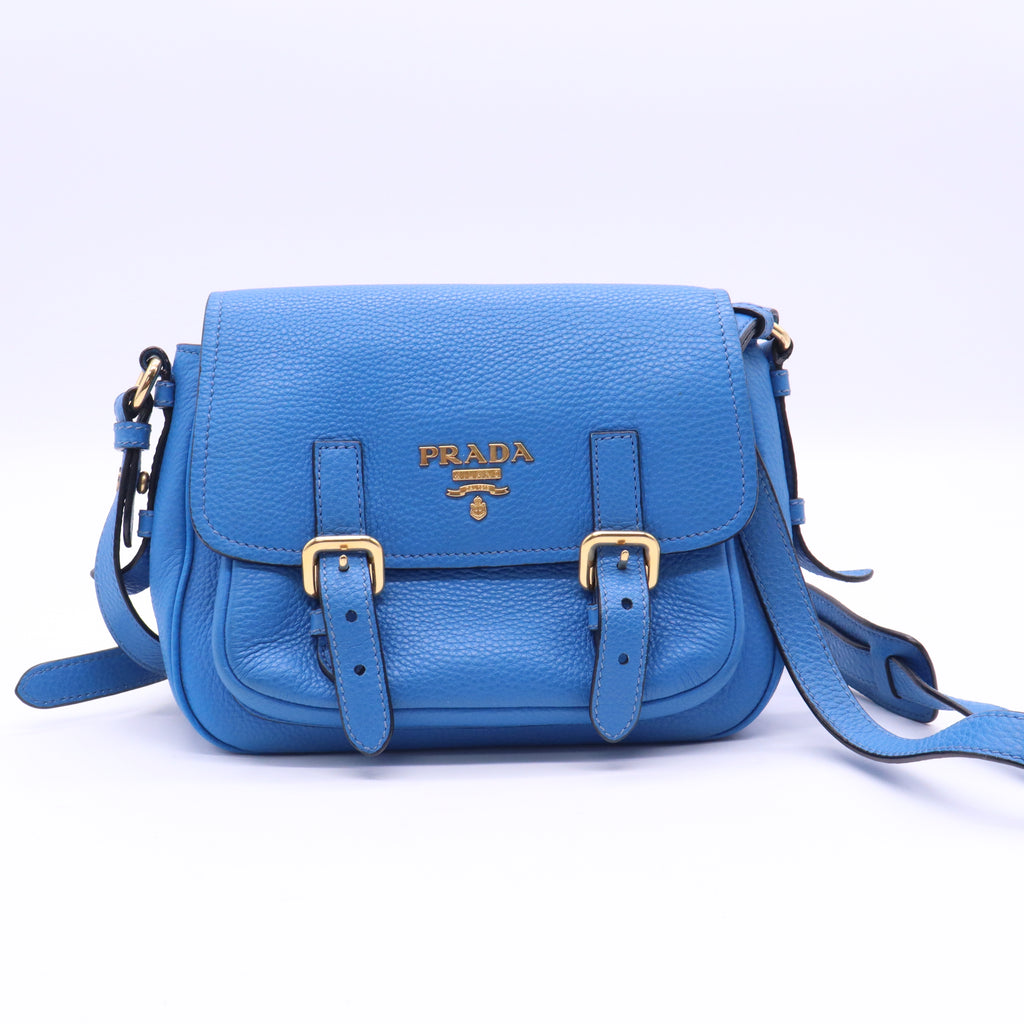 Prada Lux Messenger Bag Vitello Daino Small twins B20751