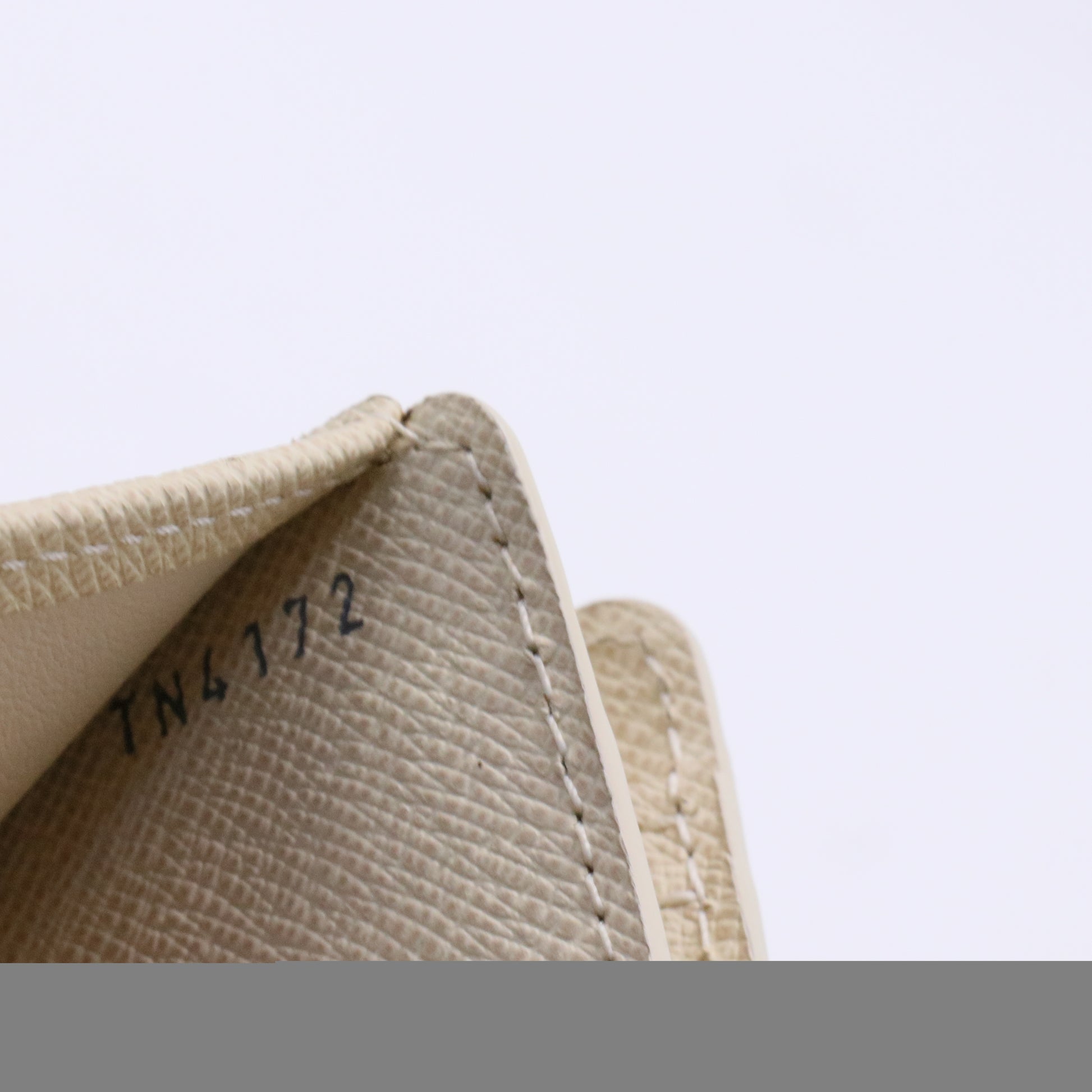 White Koala Damier Azur Coated Canvas Compact Push-lock Wallet