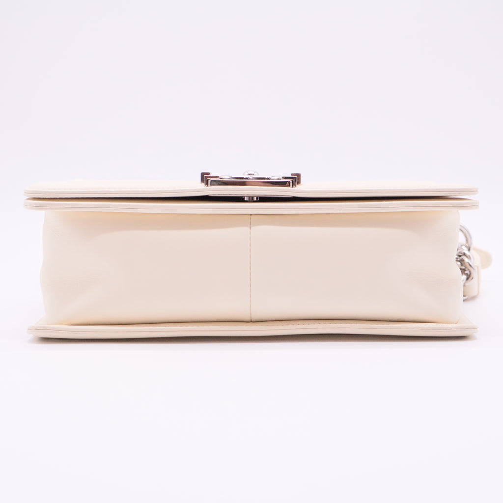 Boy Flap Bag Chevron Calfskin New Medium