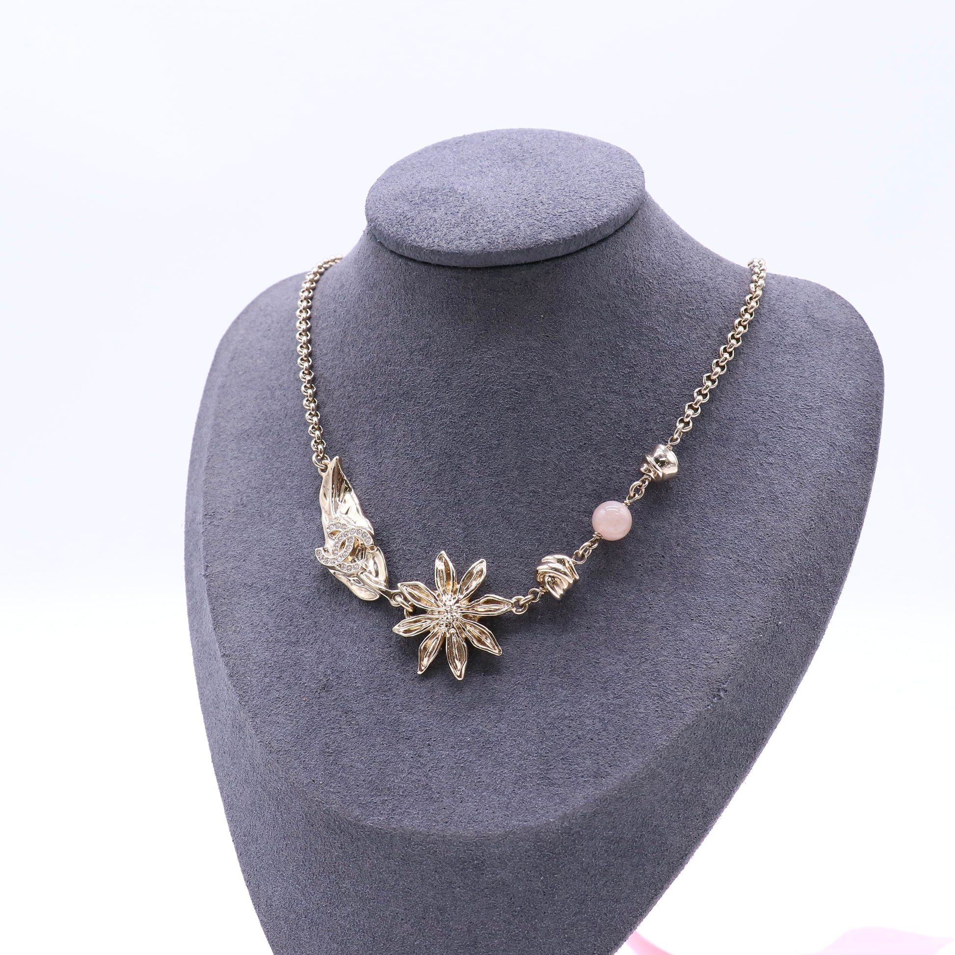 chanel necklace twins LDJ4205