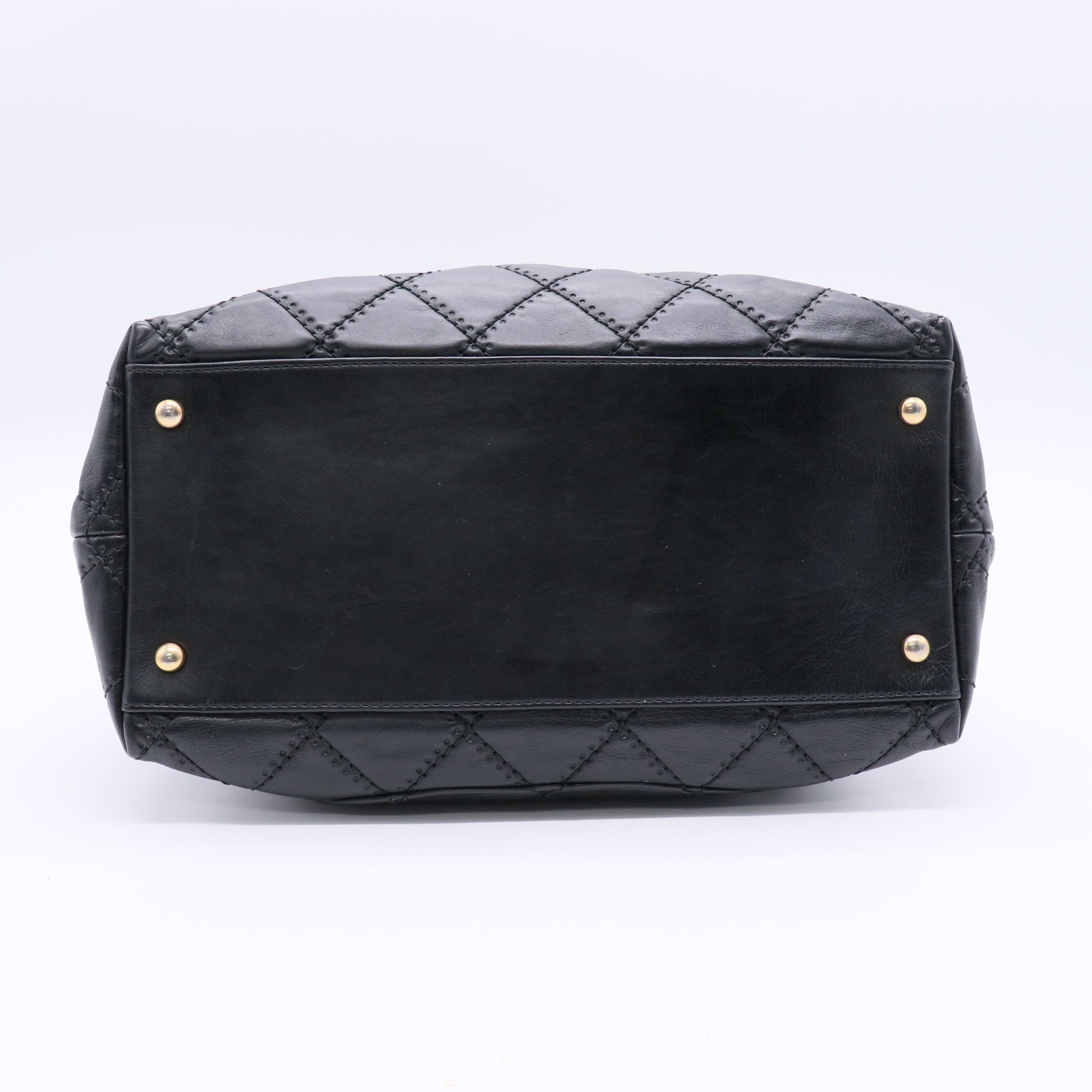 Chanel medium vintage chain tote bag twins