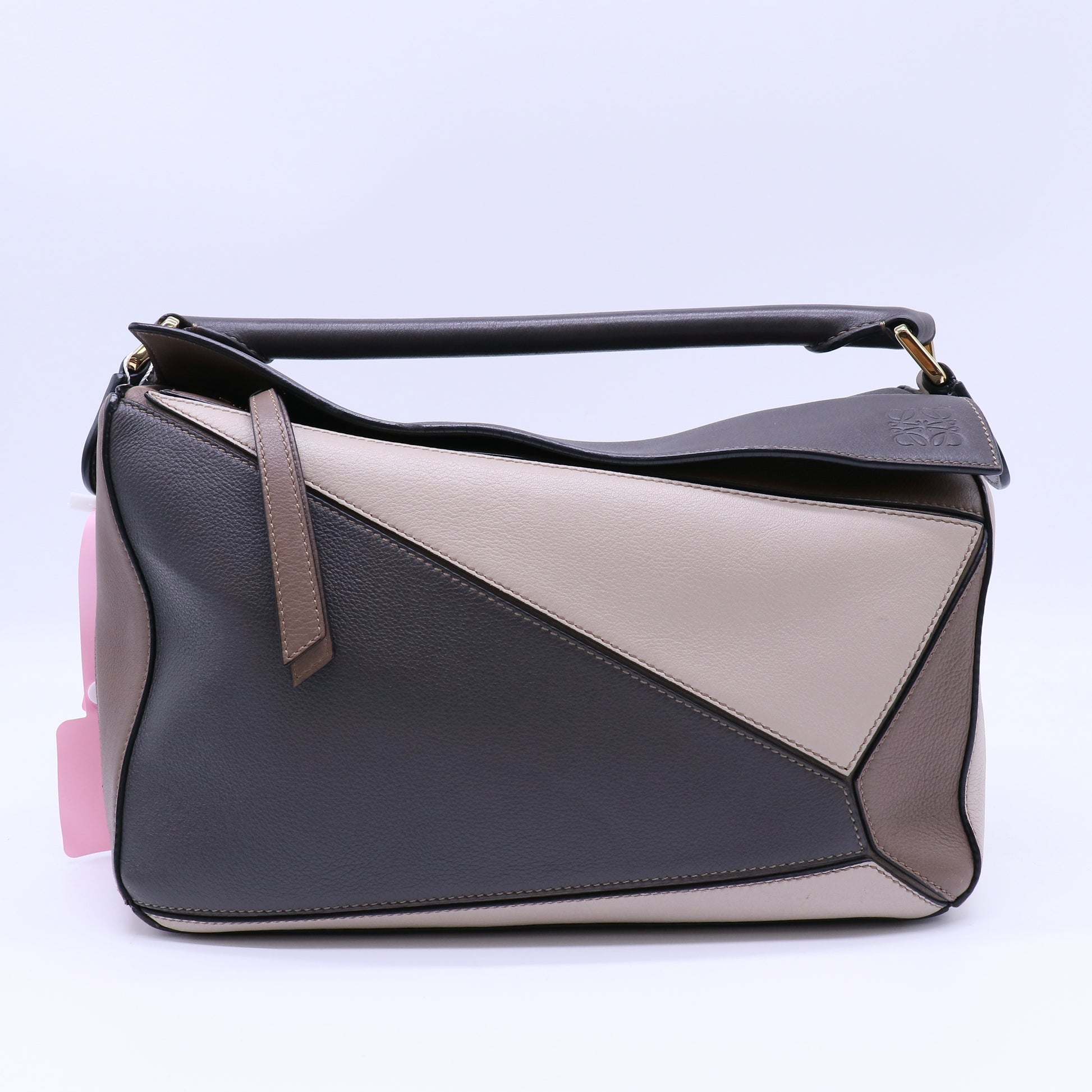 Loewe Puzzle Medium Bag in Classic Calfskin Multicolor Twins LDJ4306
