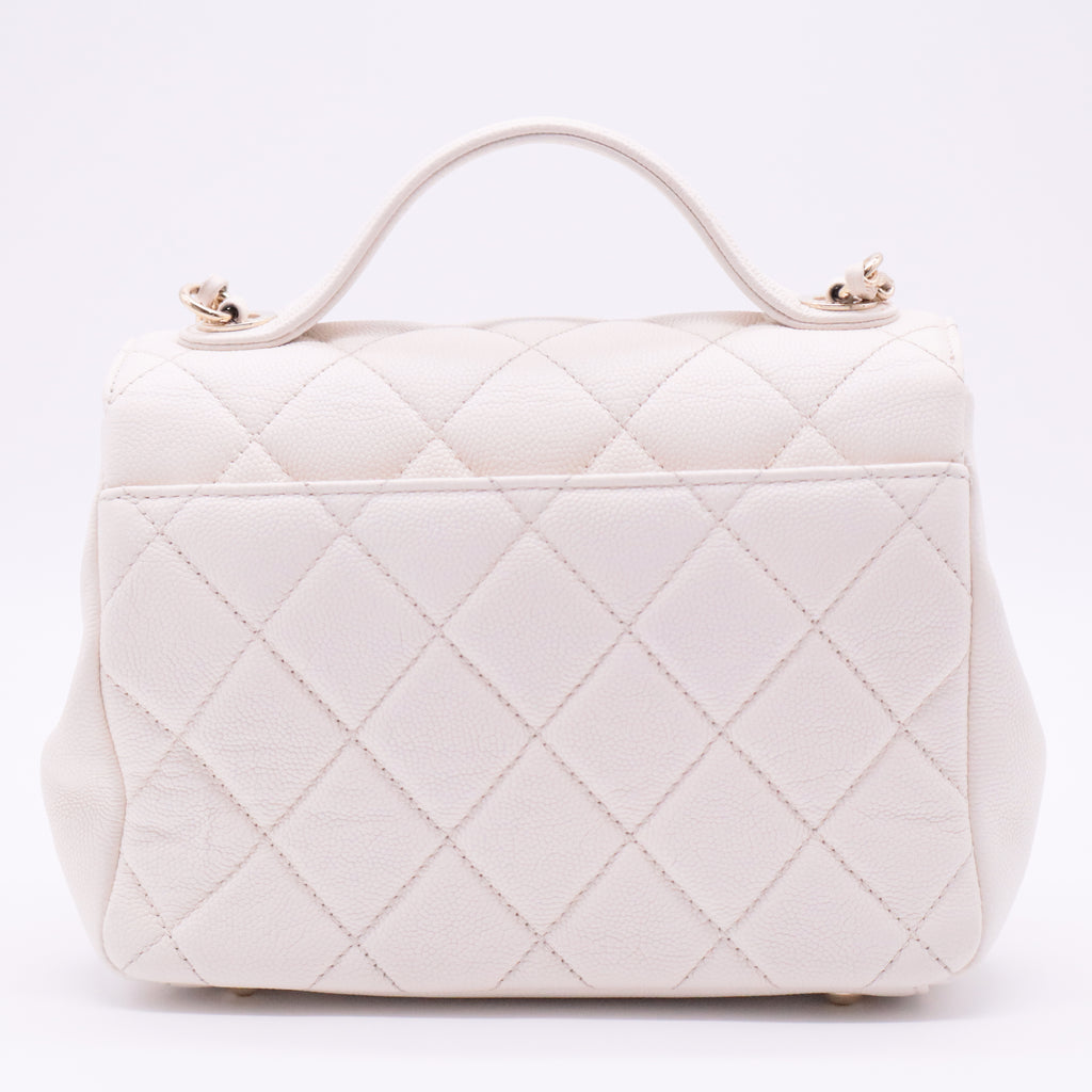 Caviar Quilted Medium Business Affinity Flap