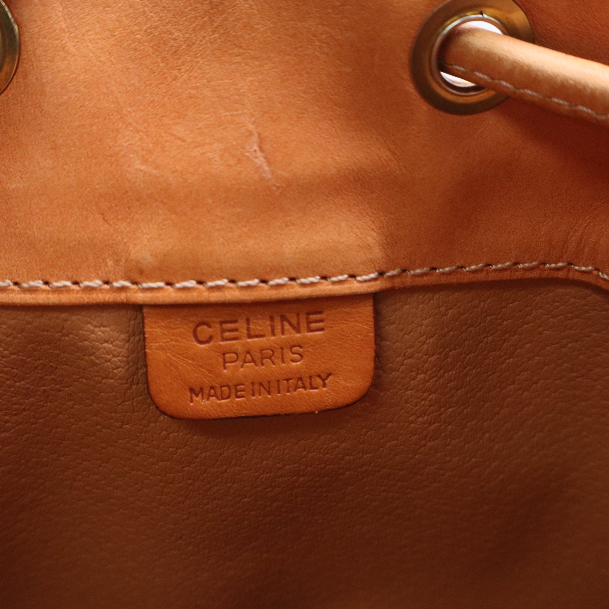 Canvas and Leather Shoulder bag Brown Vintage Twins LDJ3086