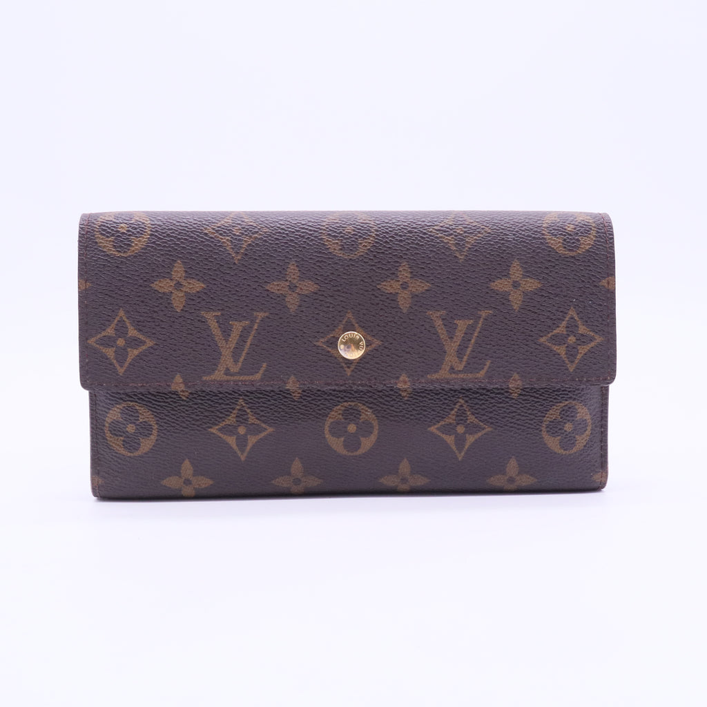 Louis Vuitton Monogram Porte Tresor International Wallet w11111 twins