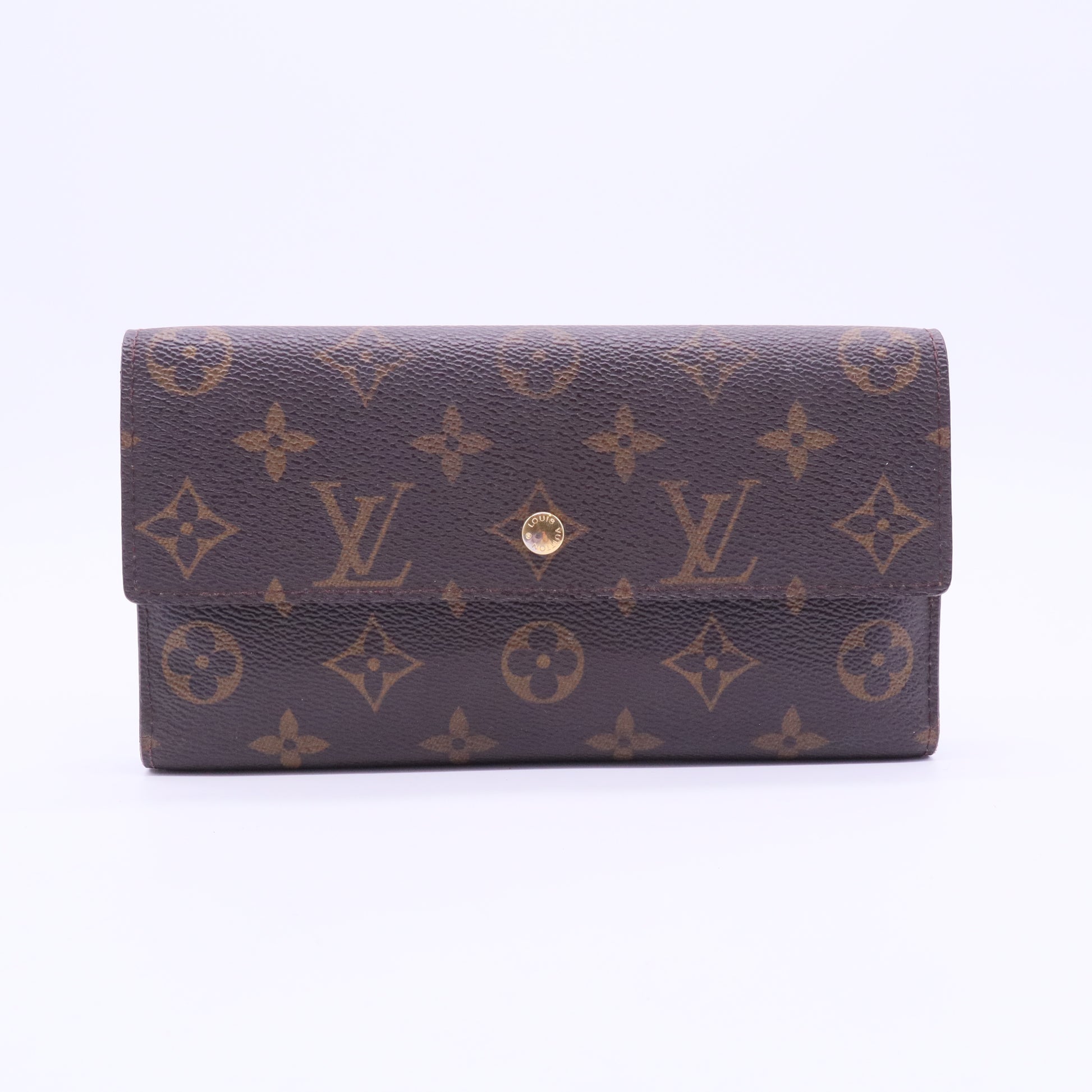 Louis Vuitton Monogram Porte Tresor International Wallet w11111 twins