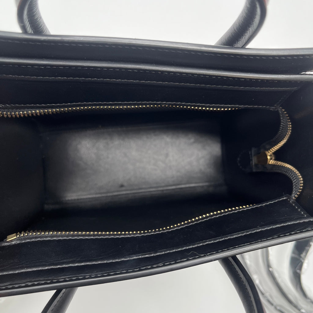 Baby Grained Calfskin Nano Tri-Color Luggage twins