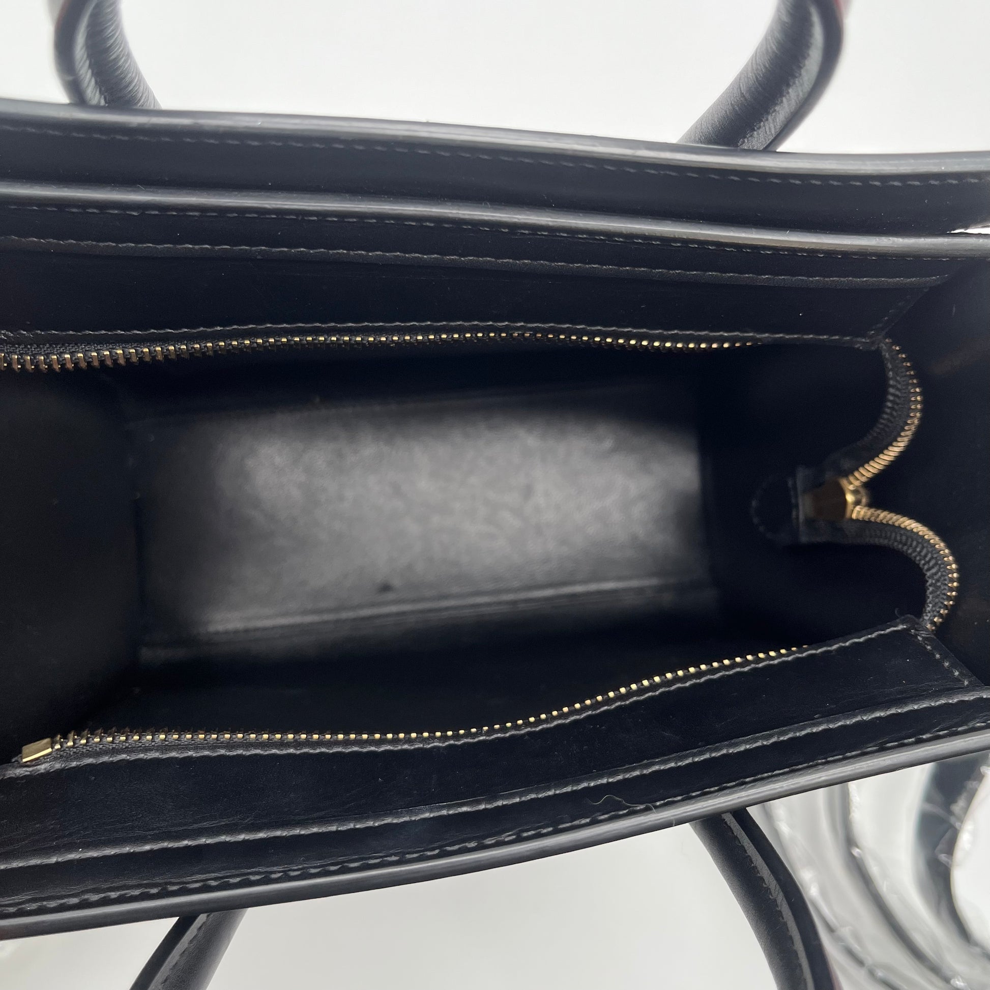 Baby Grained Calfskin Nano Tri-Color Luggage twins